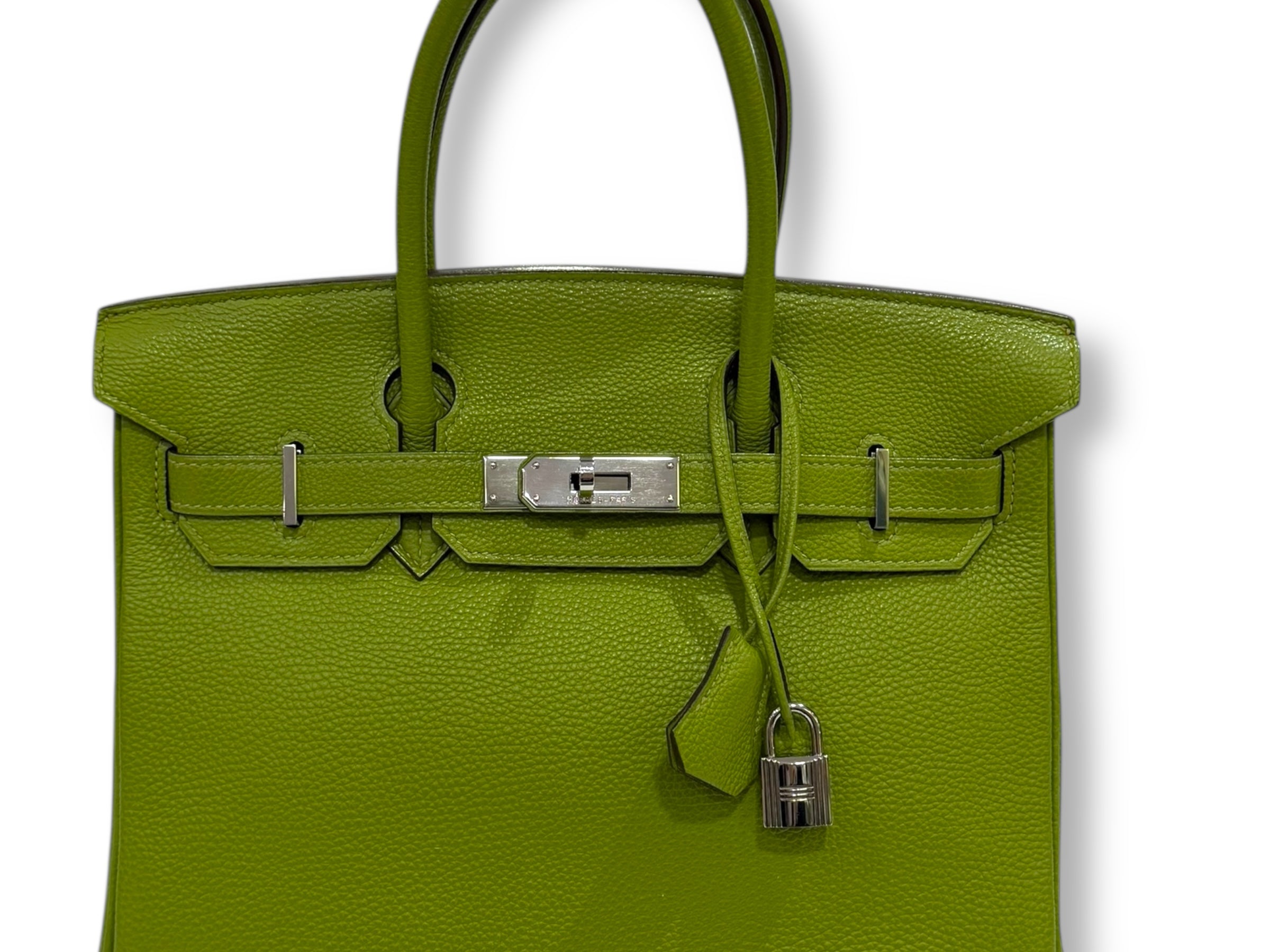 Hermès - Sac Birkin 30 Vert Kiwi