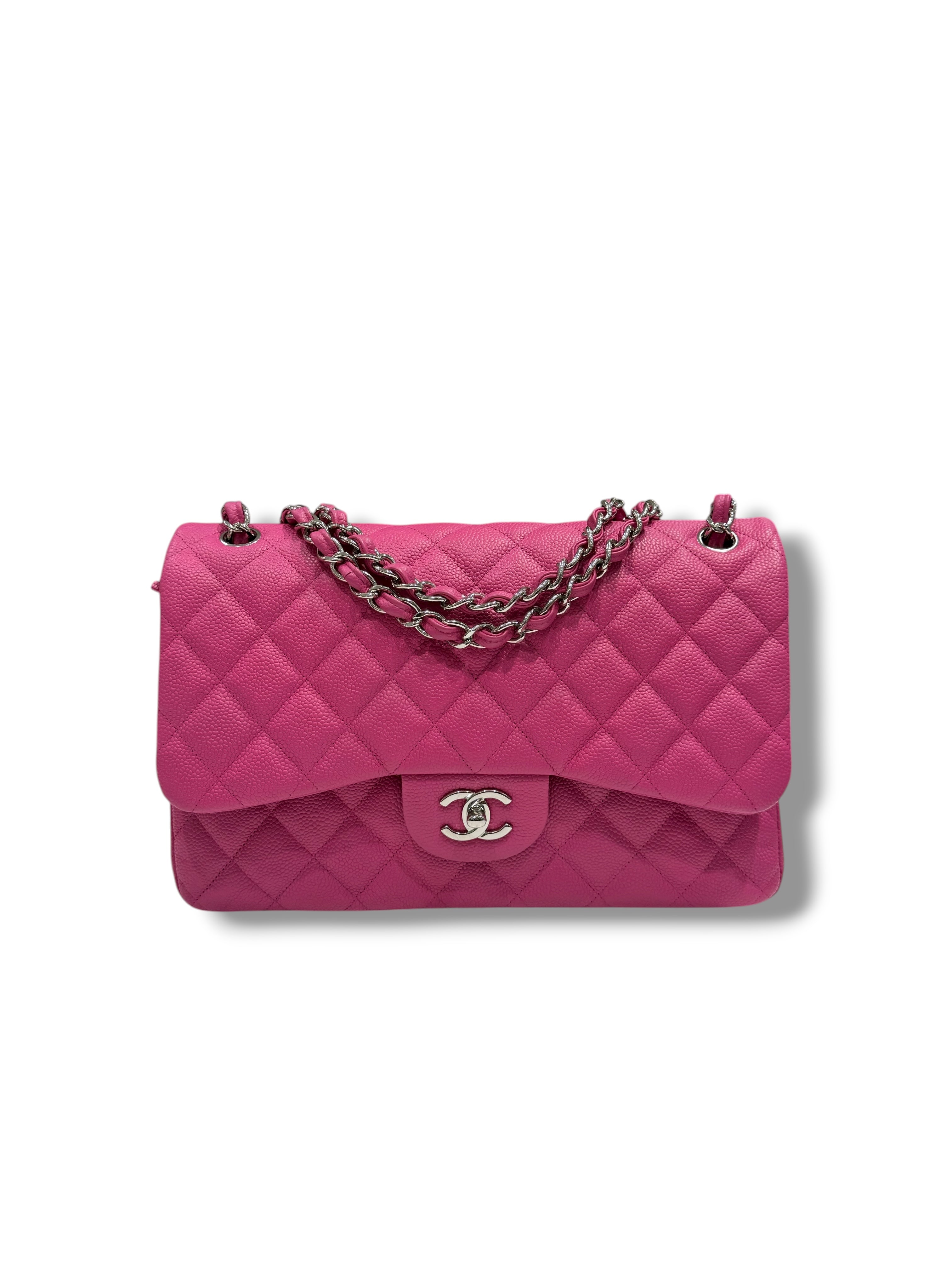 Chanel - Sac 11.12 Classique Rose Framboise