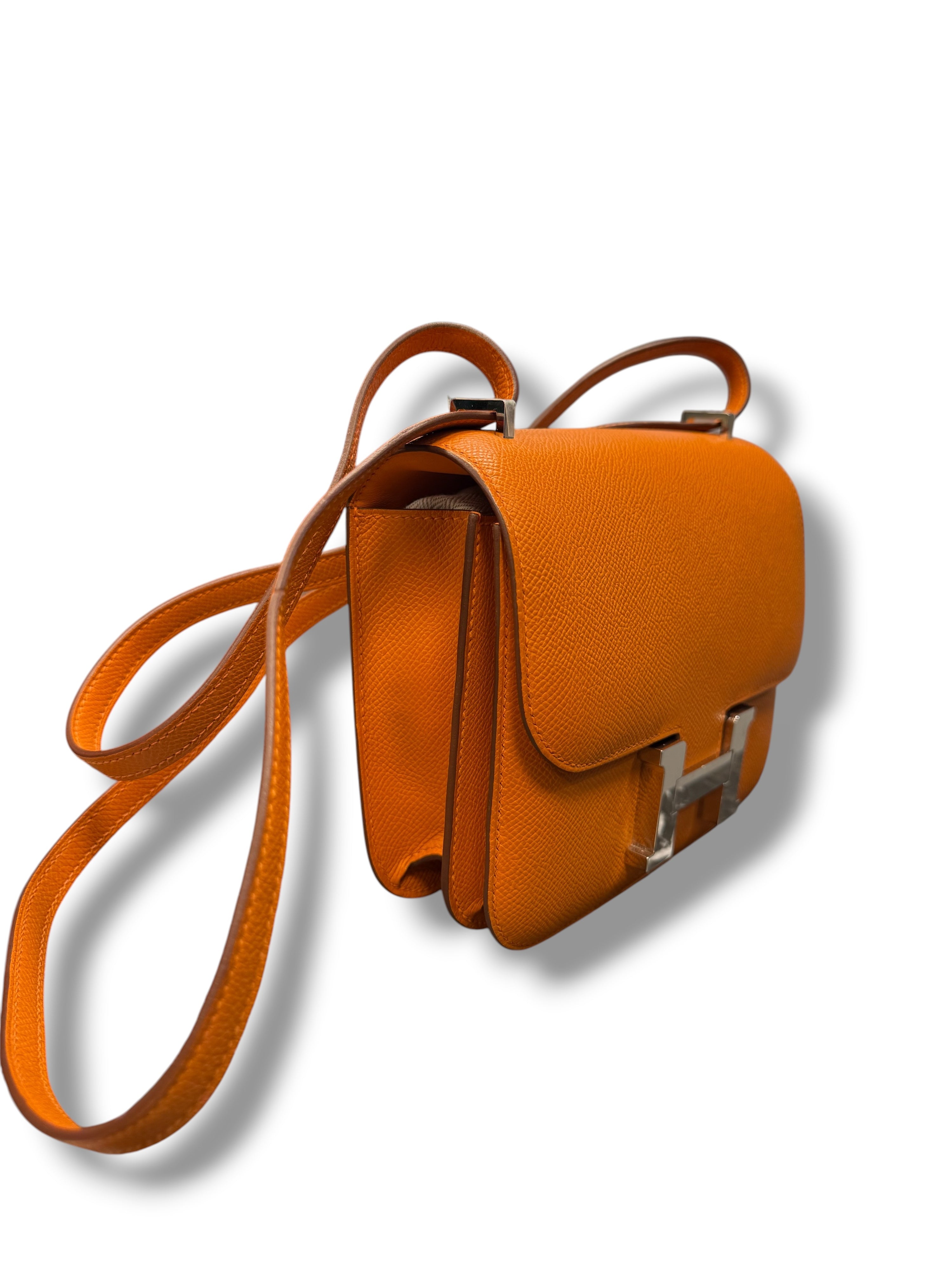 Hermès - Sac Constance 18 Epsom Orange H