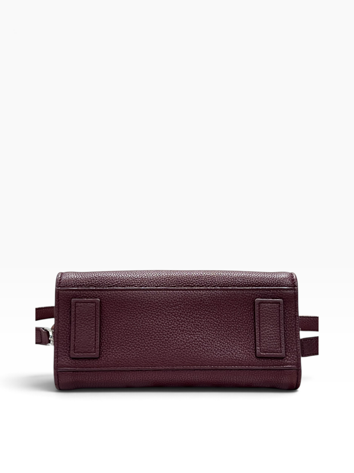 Saint Laurent - sac de jour nano souple cuir bordeaux