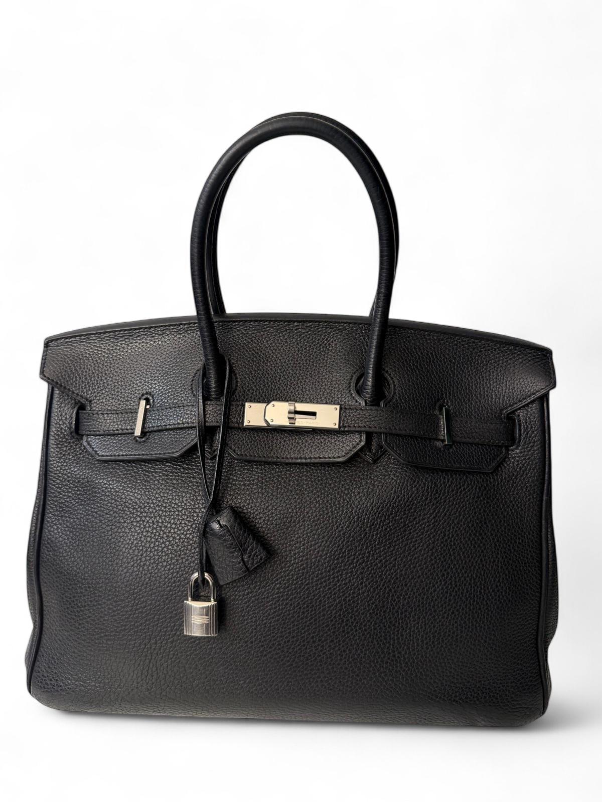 Hermès - Birkin 35 Noir Palladium