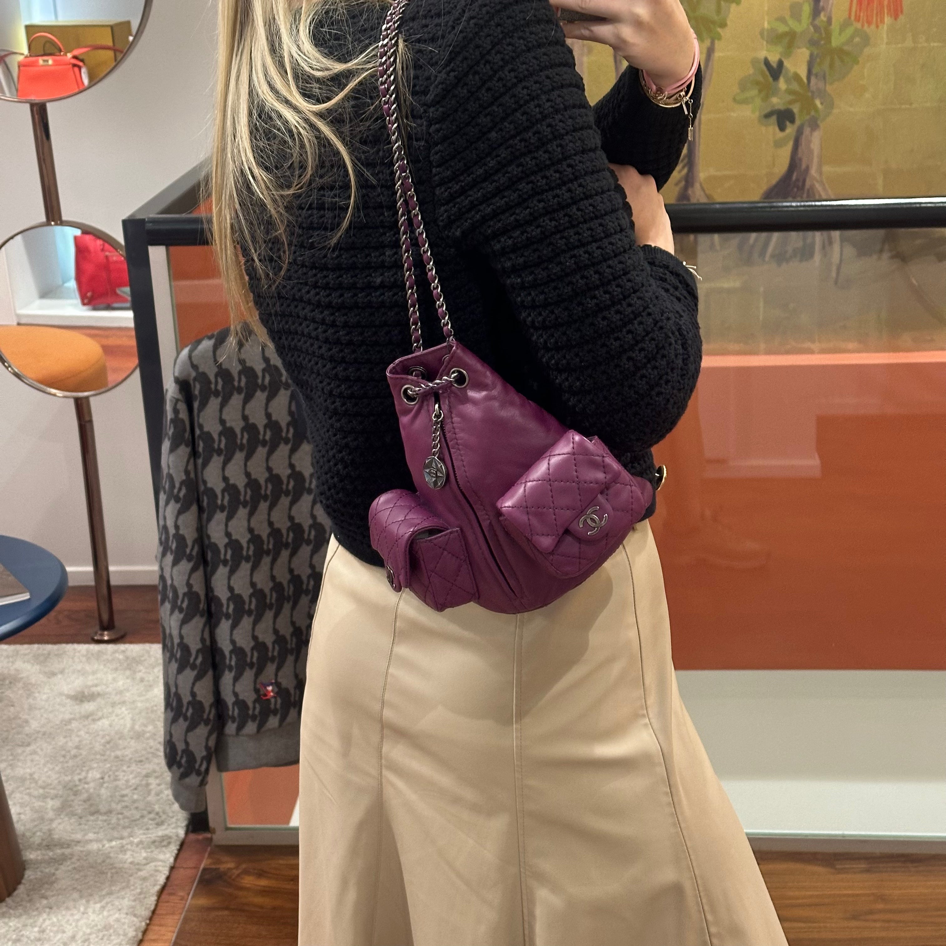 Chanel - Sac à dos violet