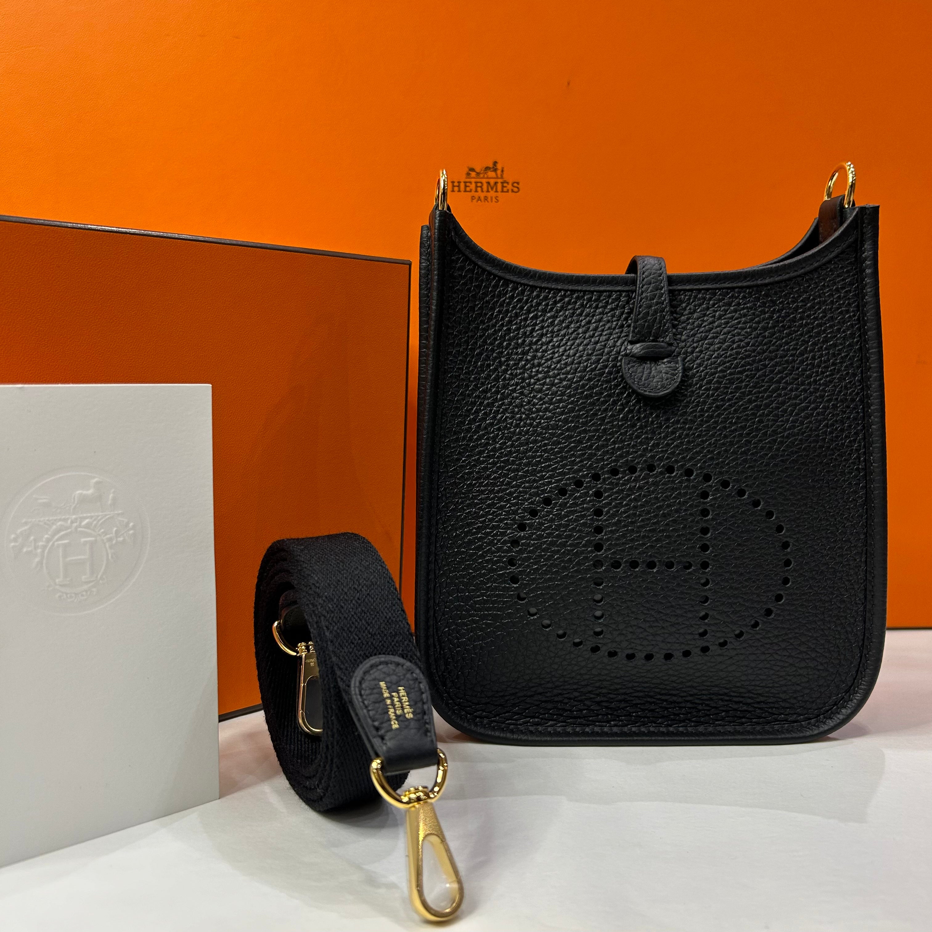 Hermès - Sac Evelyne 16 mini Evelyne Noir