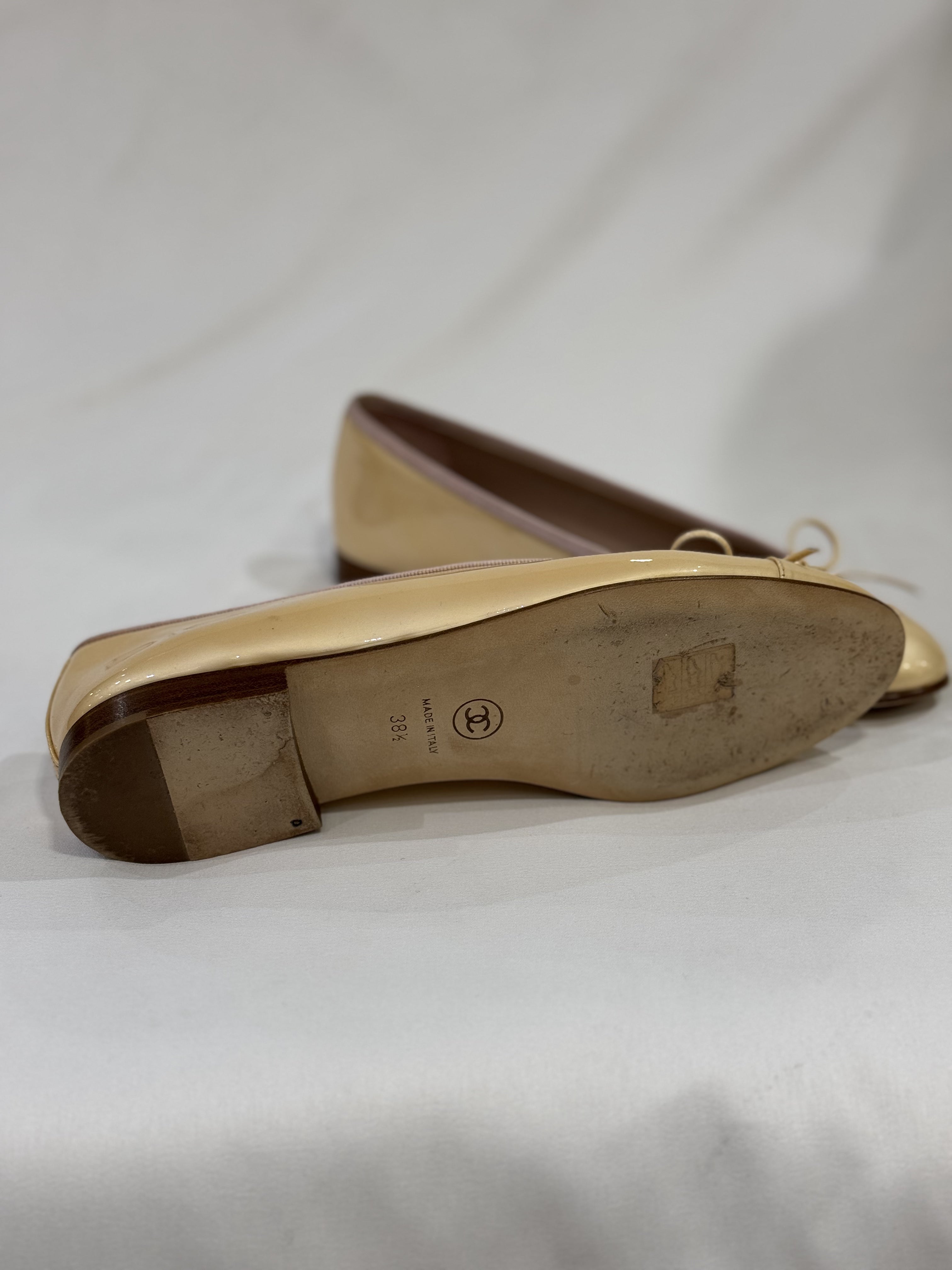 Chanel - Ballerines T.38,5