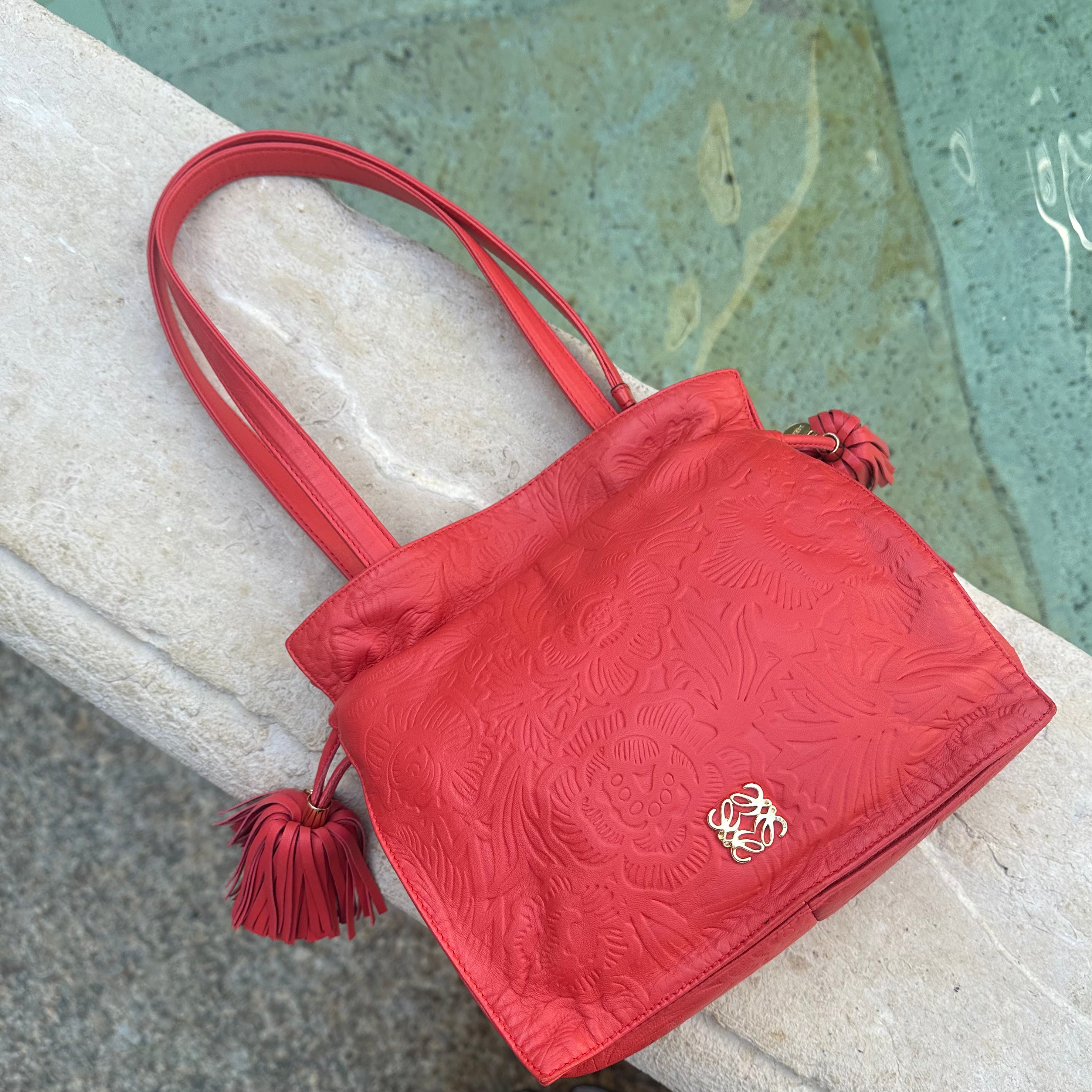 Loewe - Borsa a mano con motivi