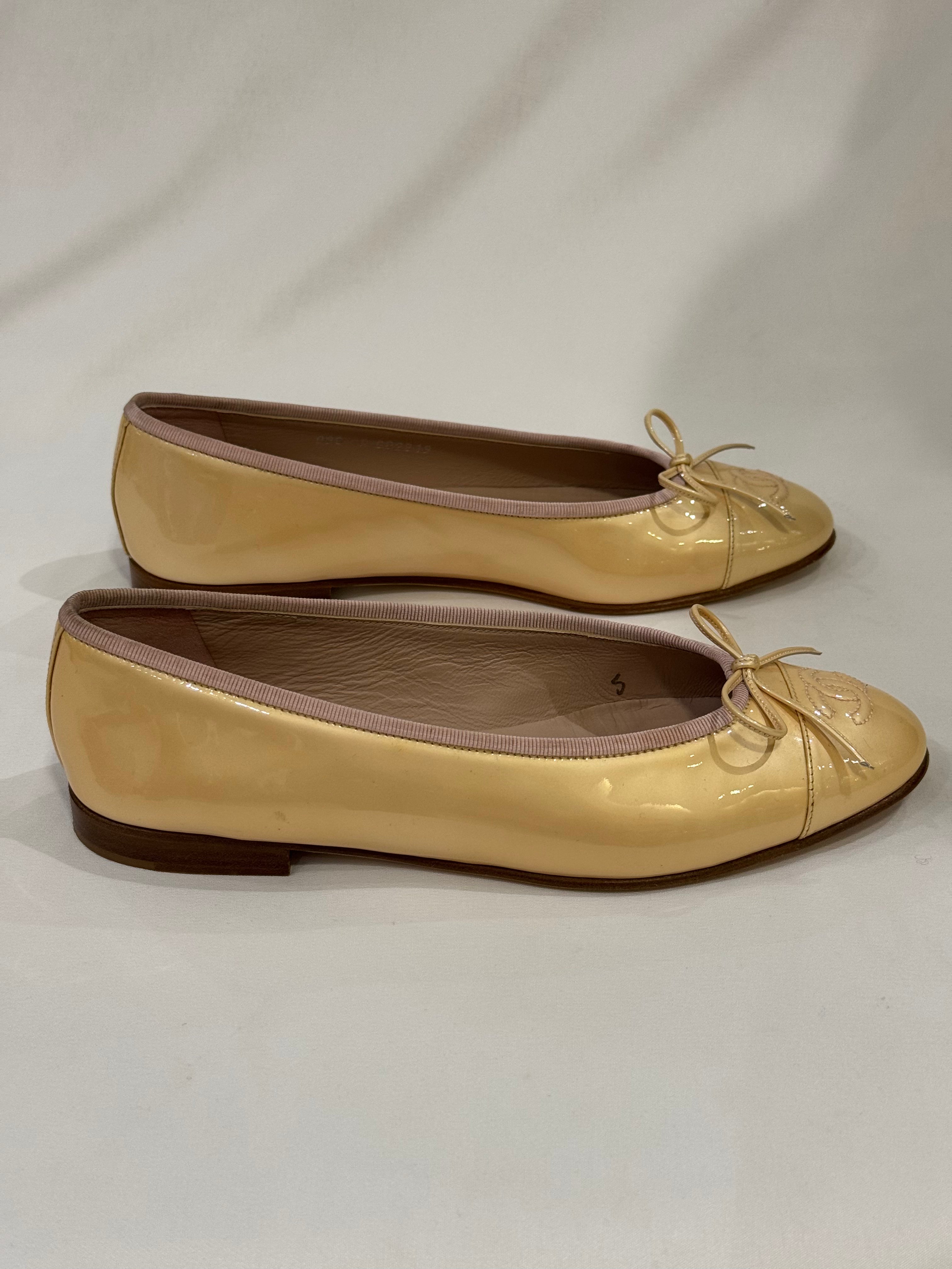 Chanel - Ballerines T.38,5