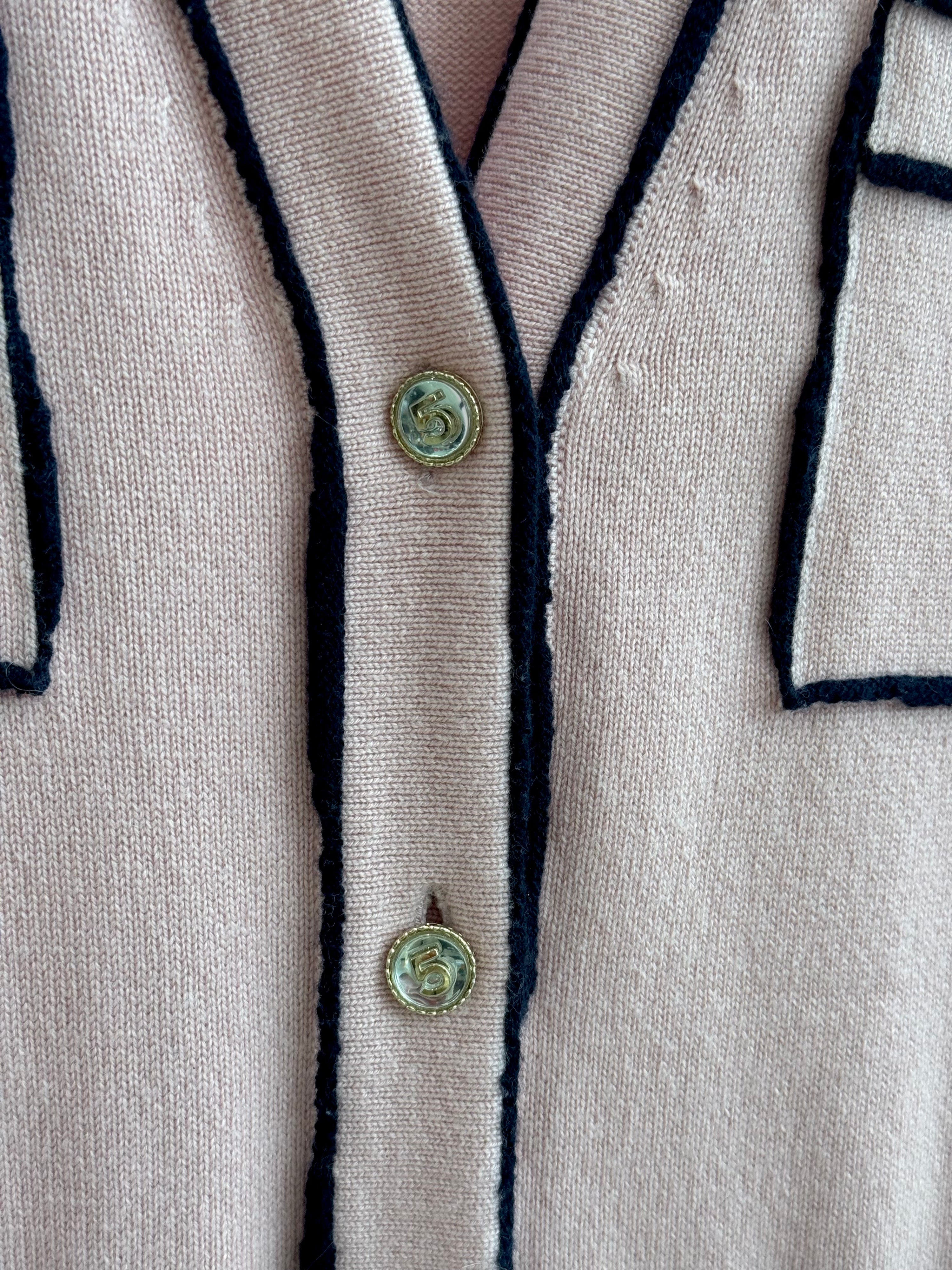 Chanel - Long Cashmere Cardigan Size 38