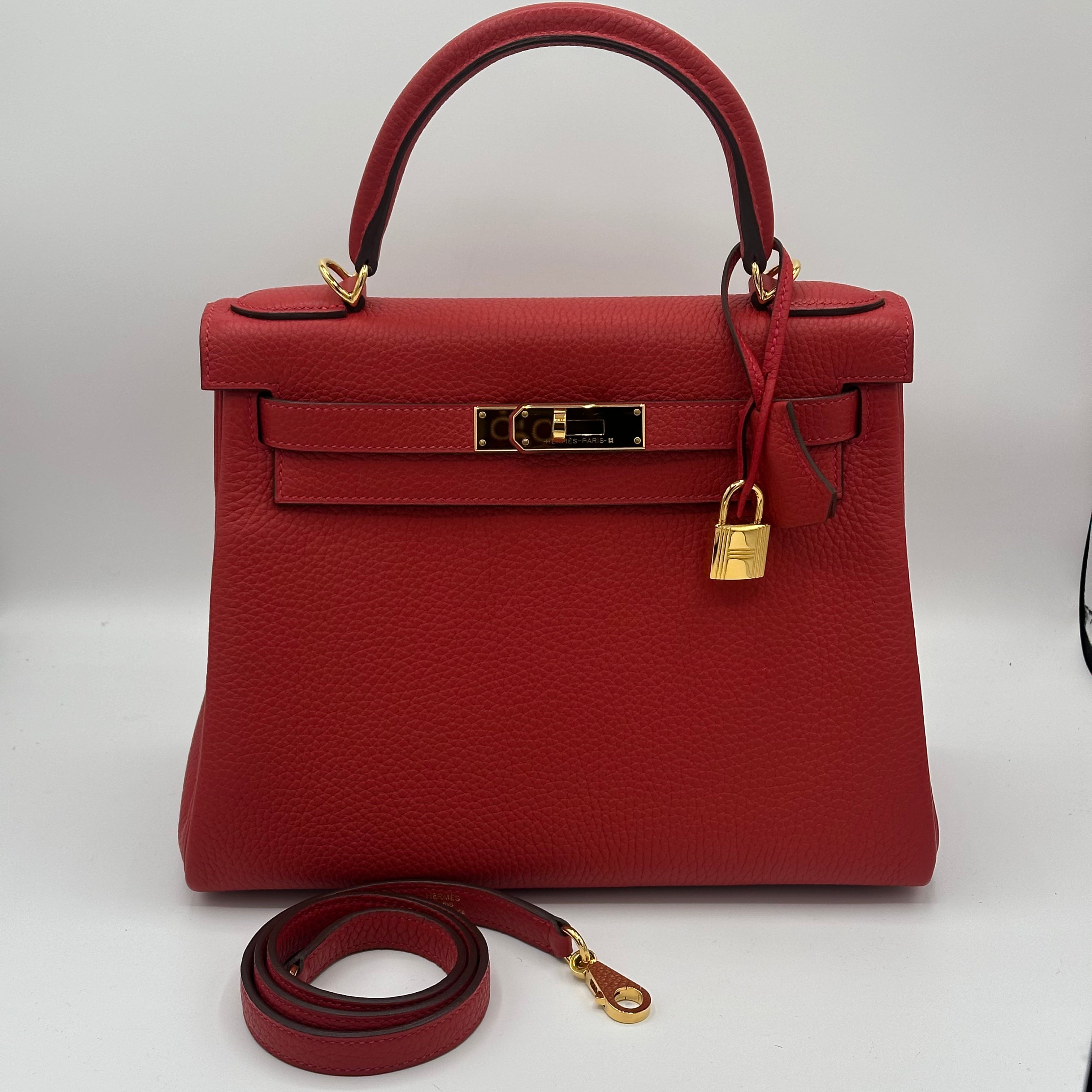 Hermès - Kelly 28 Vermillon