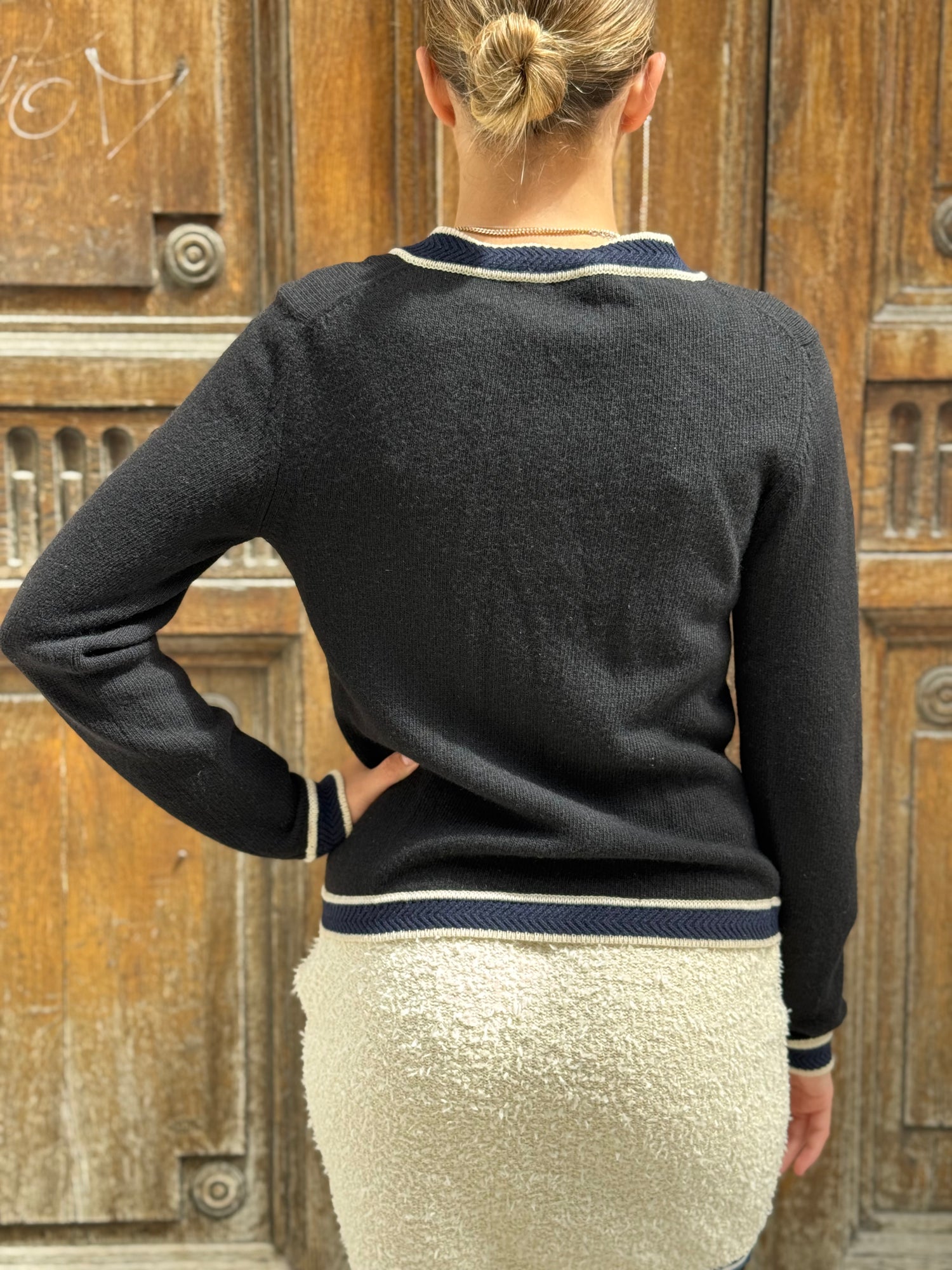 Chanel - Cardigan en cachemire T.36