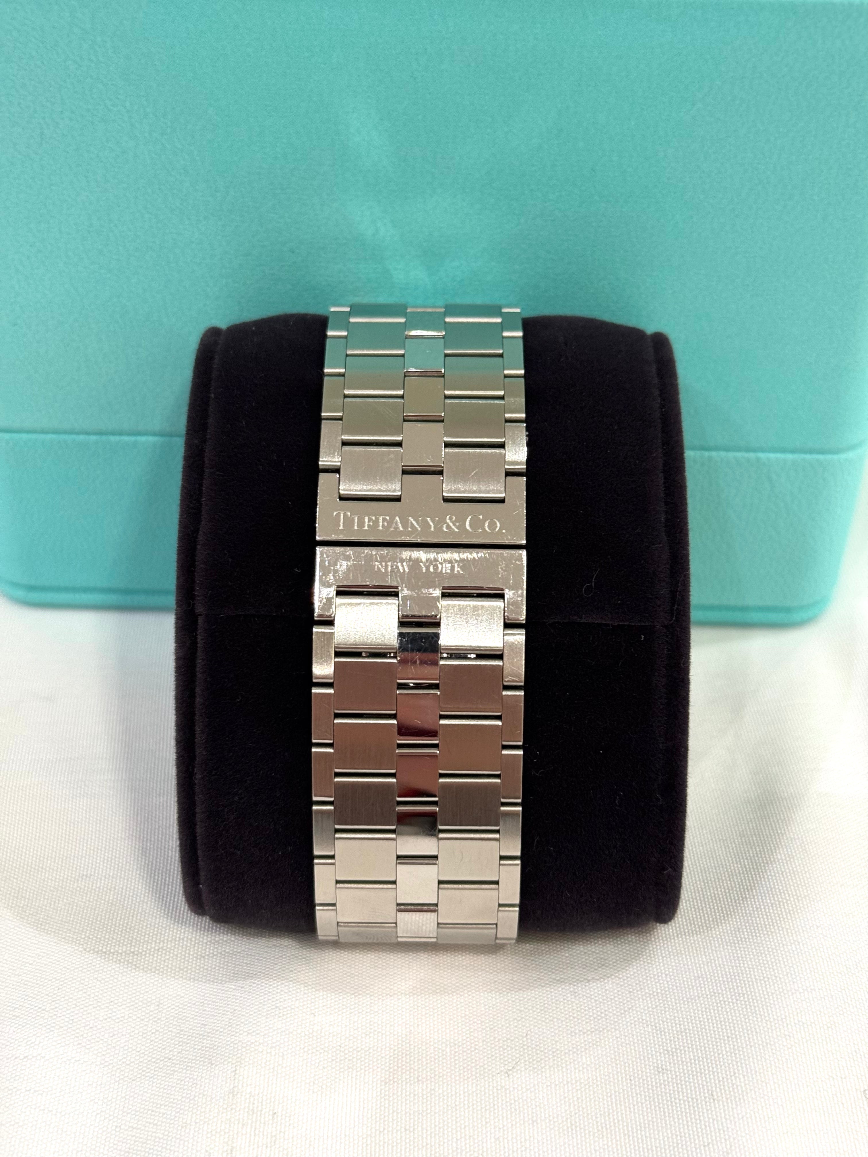 Tiffany - Montre Union Square index diamants