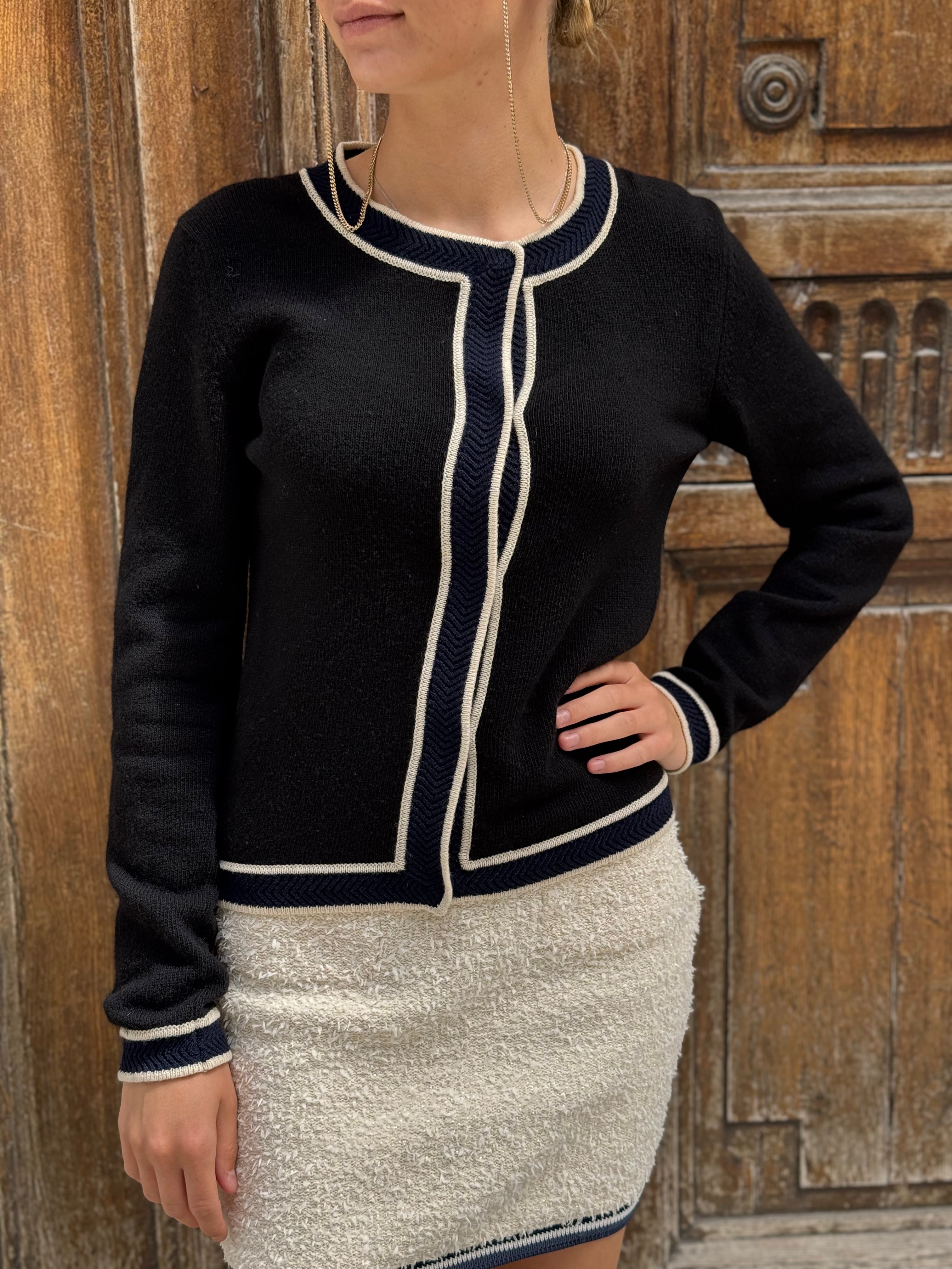 Chanel - Cardigan en cachemire T.36