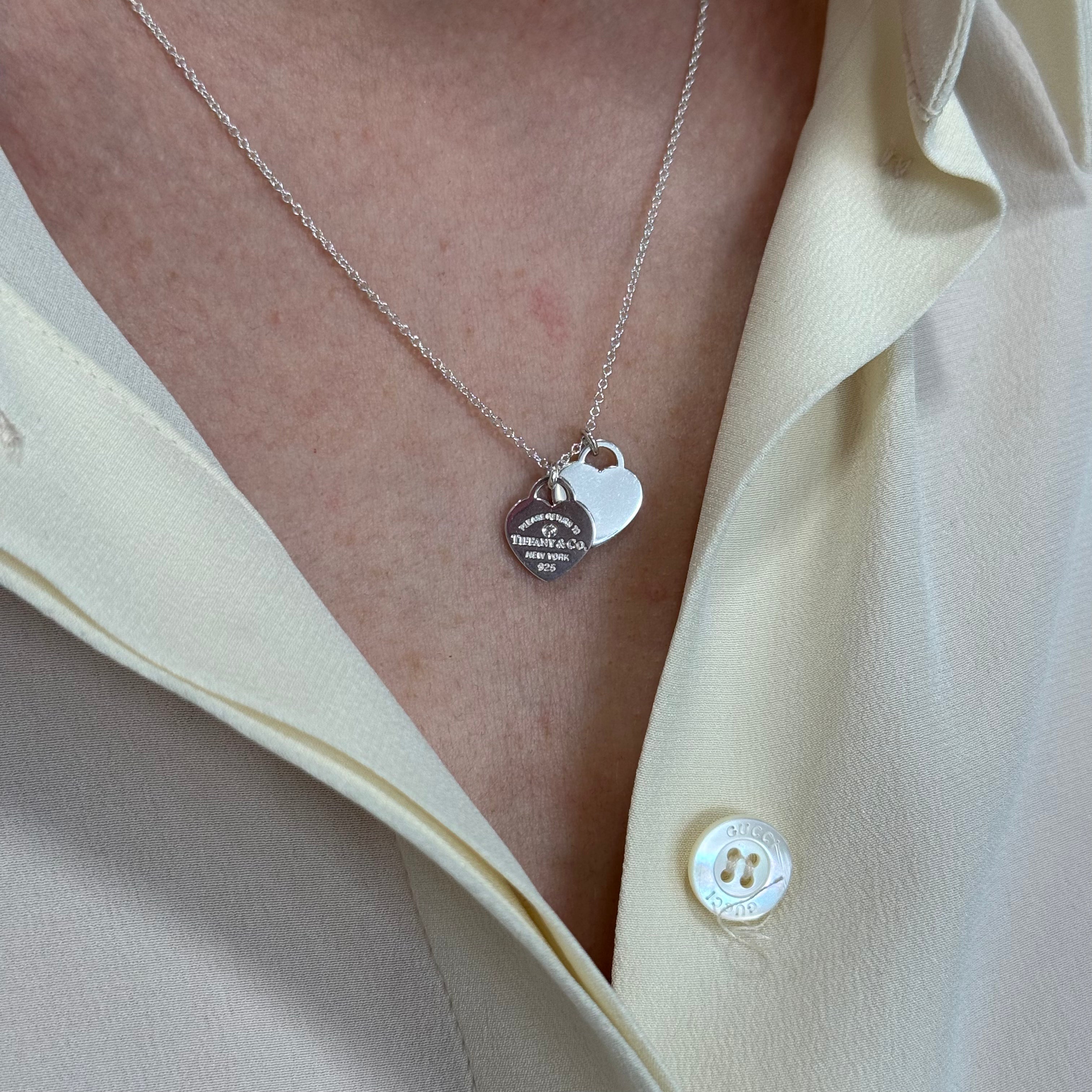 Tiffany - Collier Please Return To T&C argent