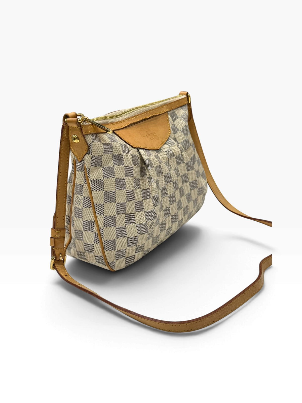 Louis Vuitton - sac siracuse PM toile damier azur