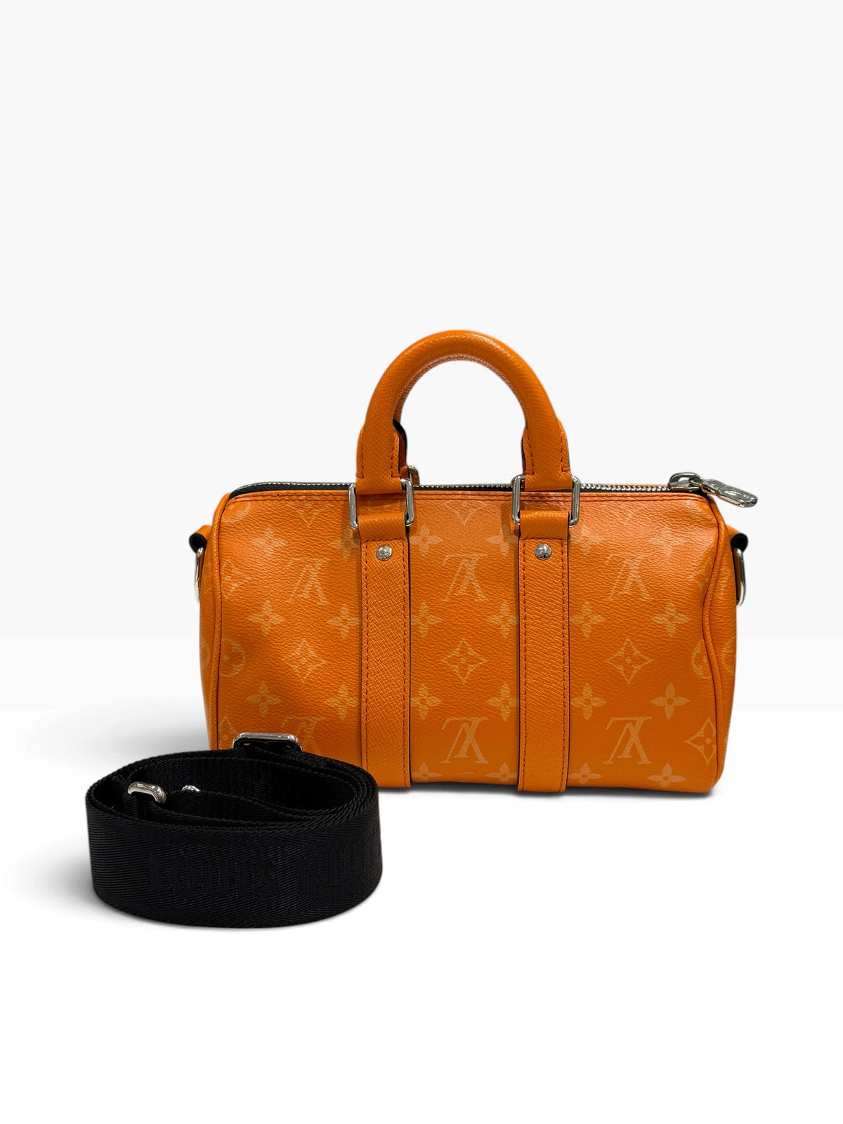 Louis Vuitton - sac keepall 25 taigarama édition limitée orange