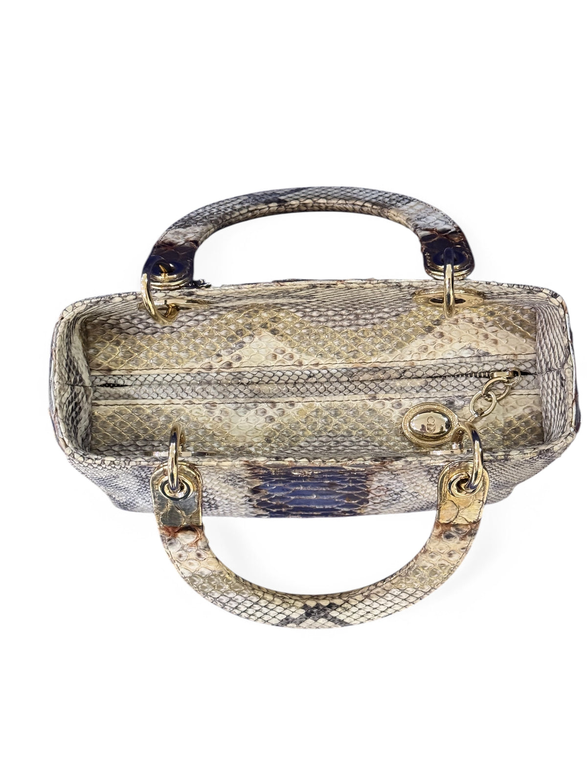 Dior - Lady Dior python bag M.M