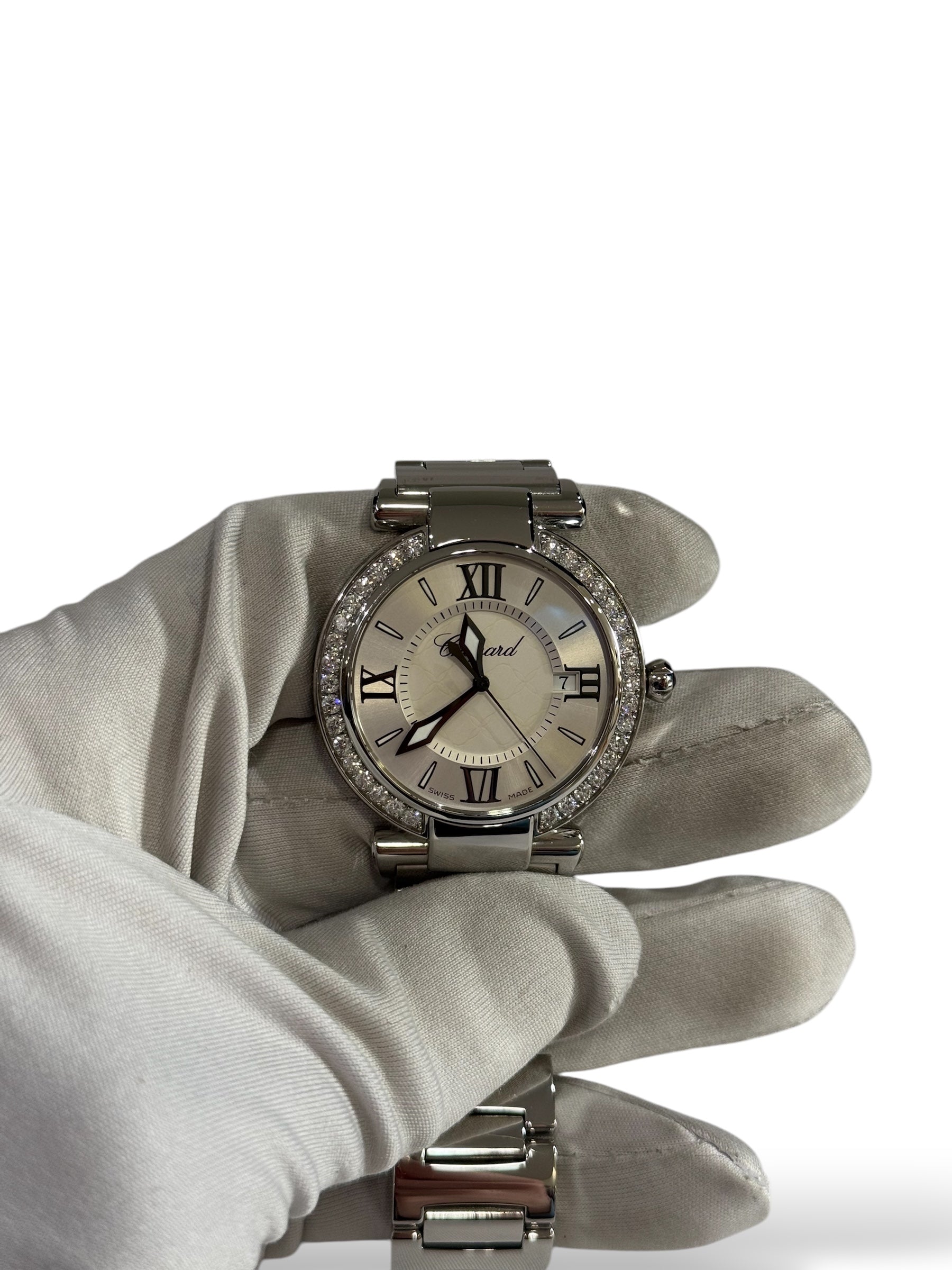 Chopard - Montre Impériale acier diamants