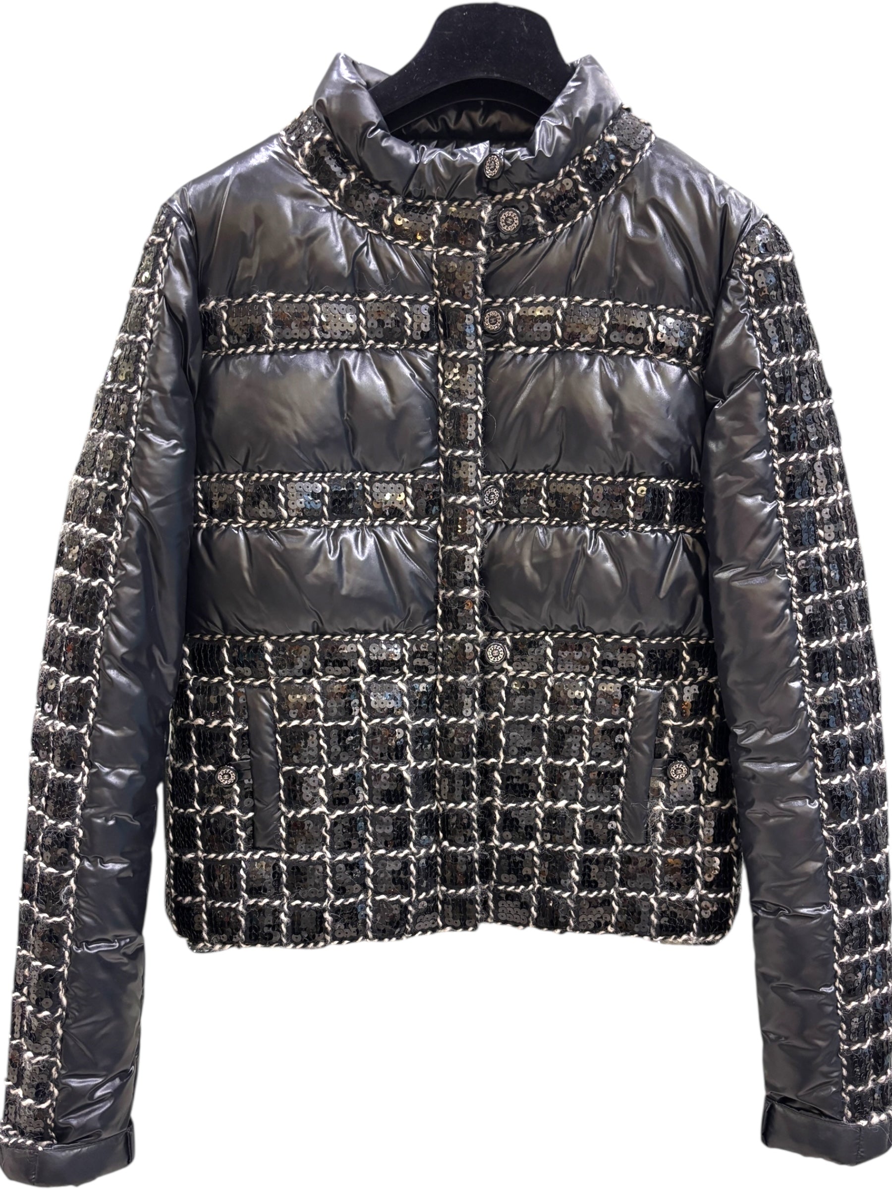 Chanel - Doudoune courte manches longues T40