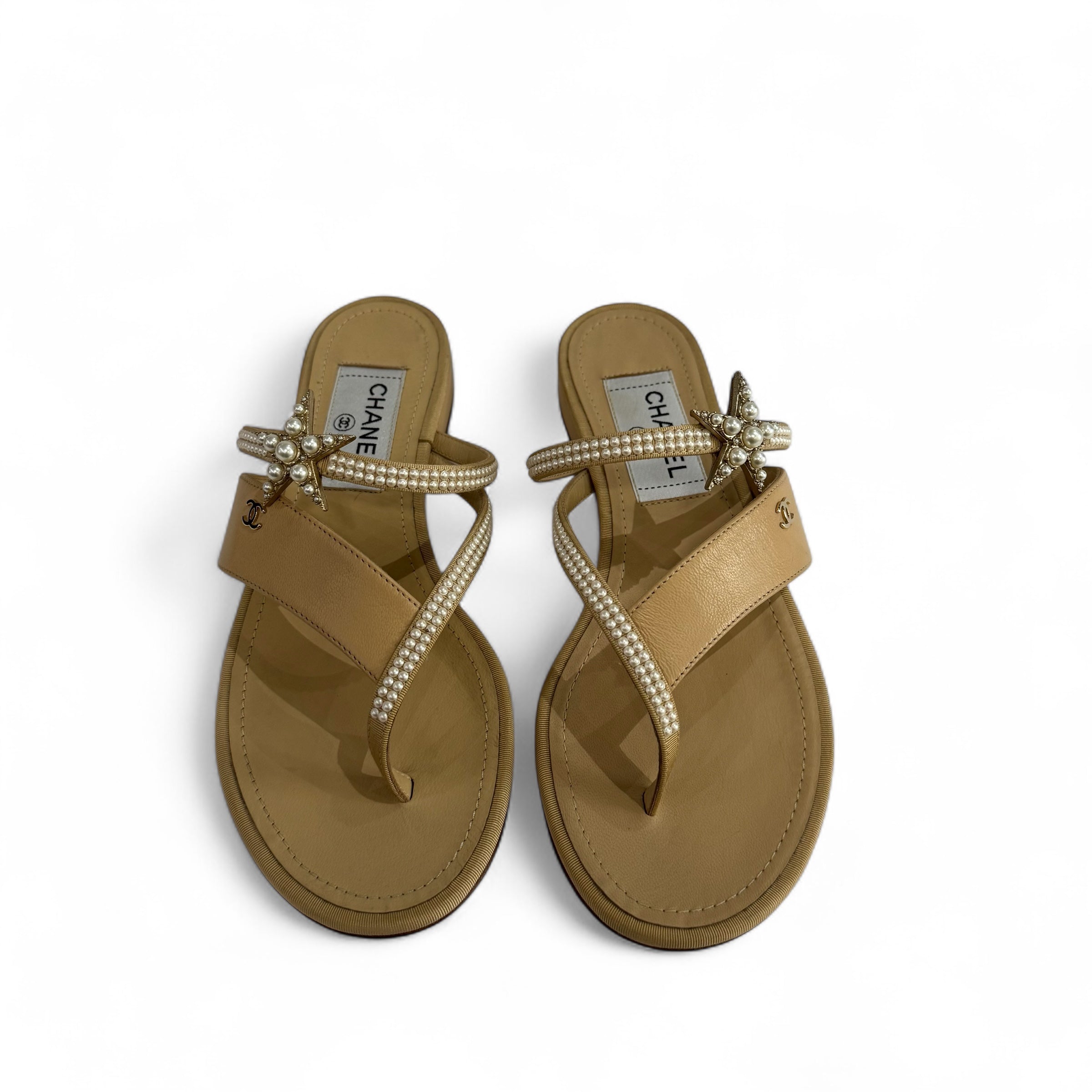 Chanel - Sandales étoile t.35 1/2