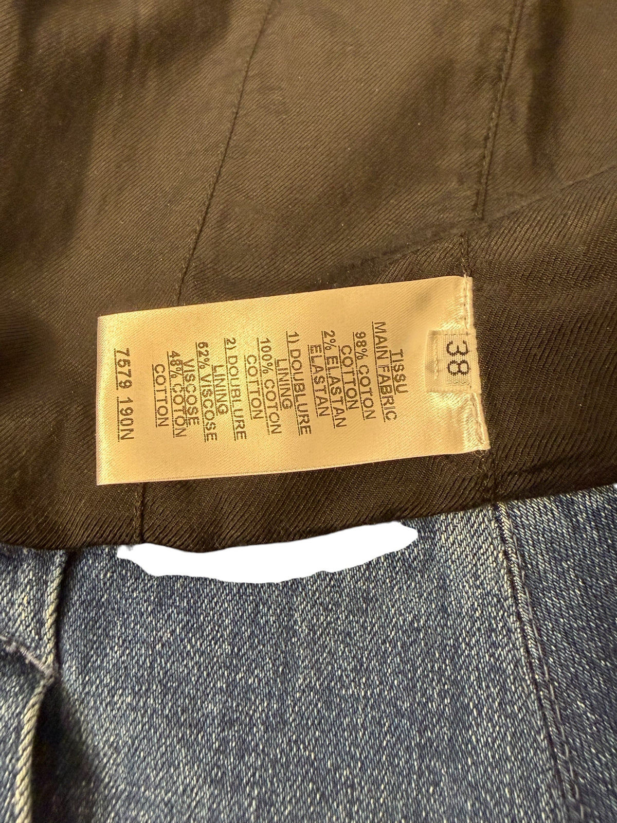 Balmain: Denim blazer