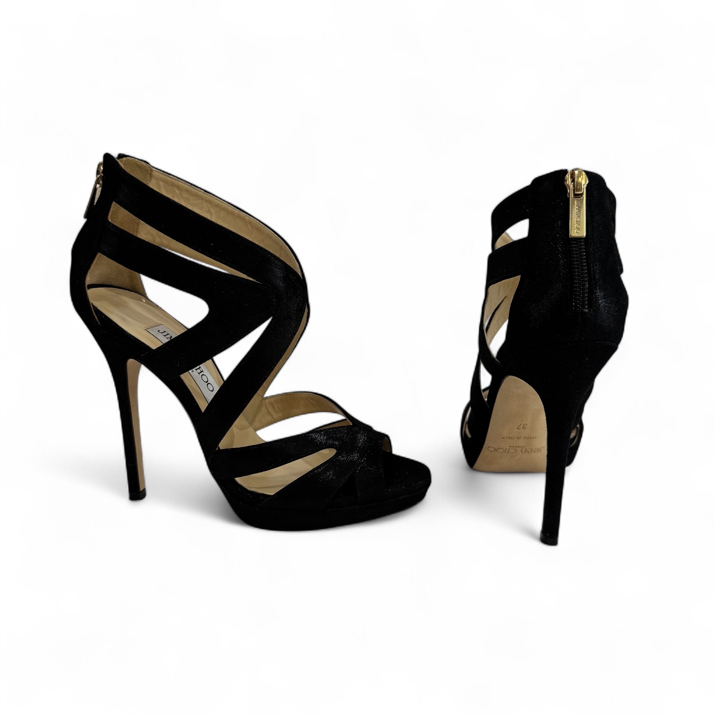 Jimmy Choo - Escarpins scintillants t.37