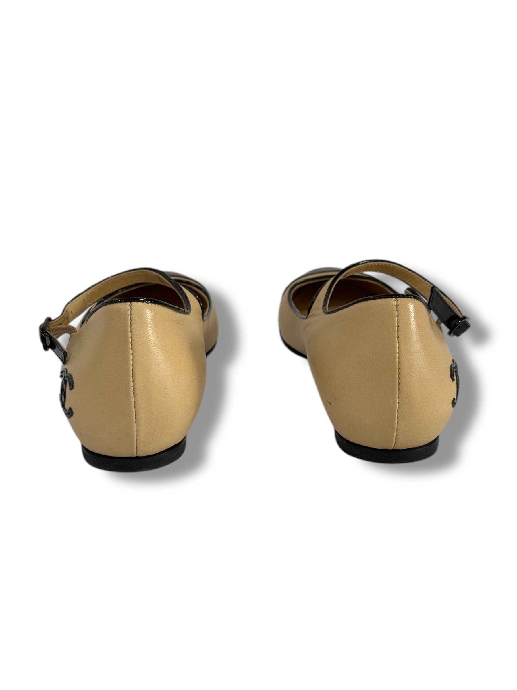 Chanel - Ballerinas mit Riemchen Gr. 37