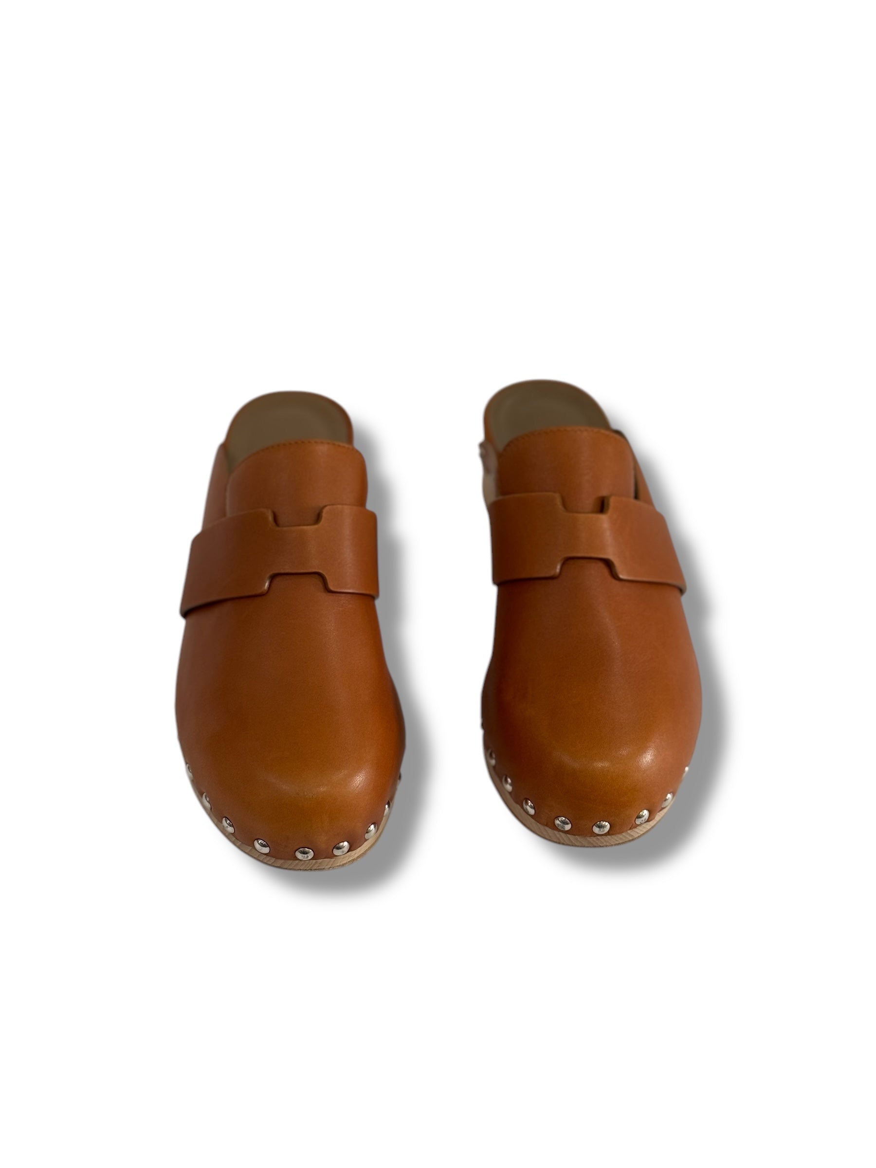Hermès - Sabots Calya mit Nieten Gr. 36