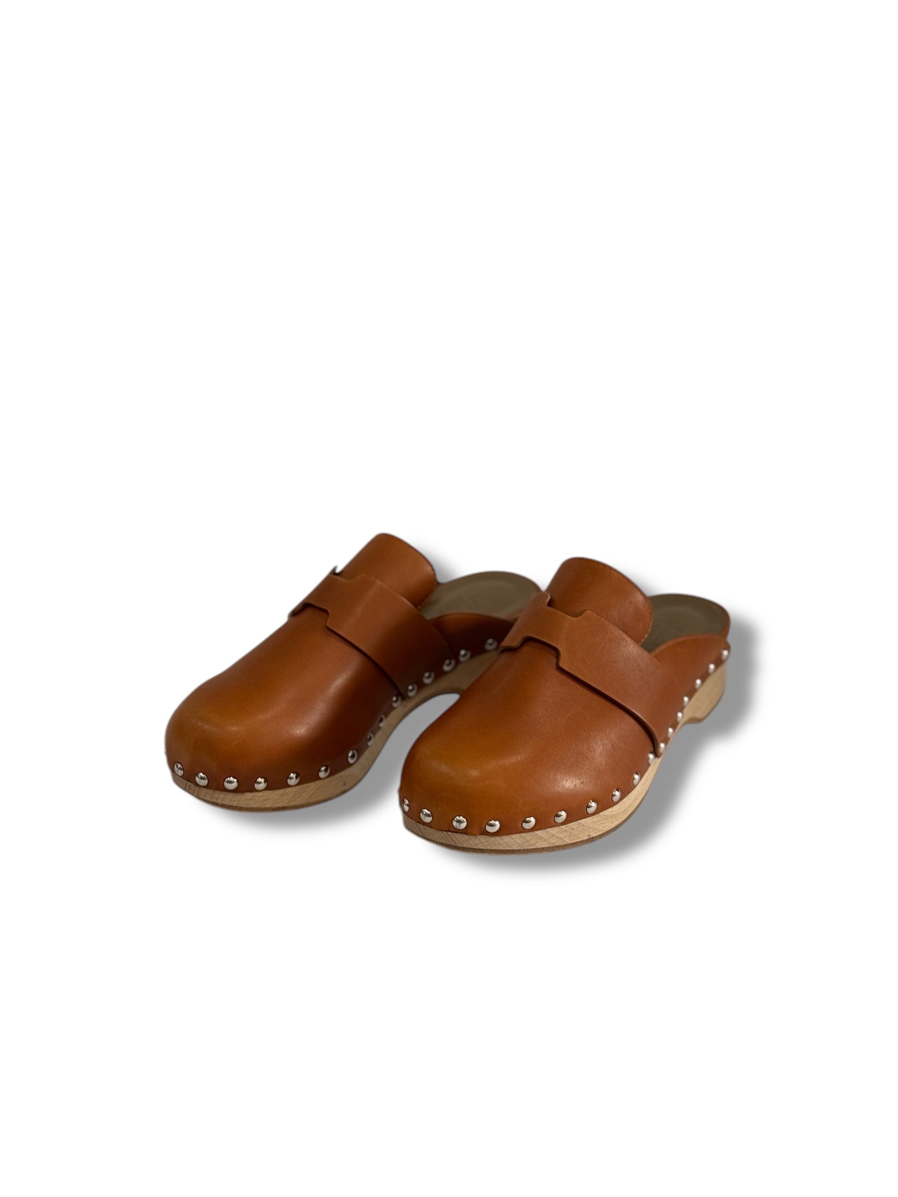 Hermès - Sabots Calya mit Nieten Gr. 36