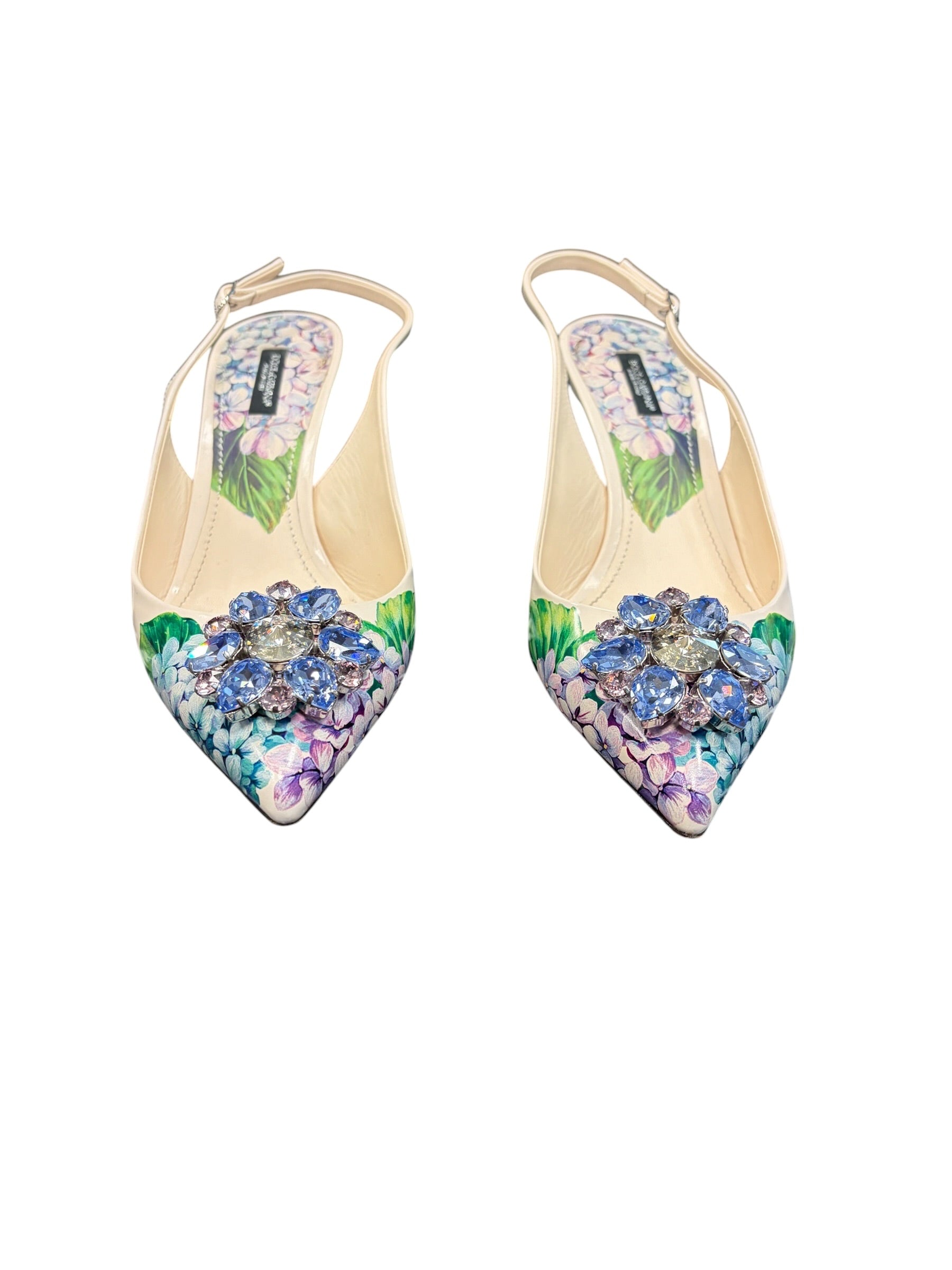 Dolce Gabbana: escarpins Ortensias T40