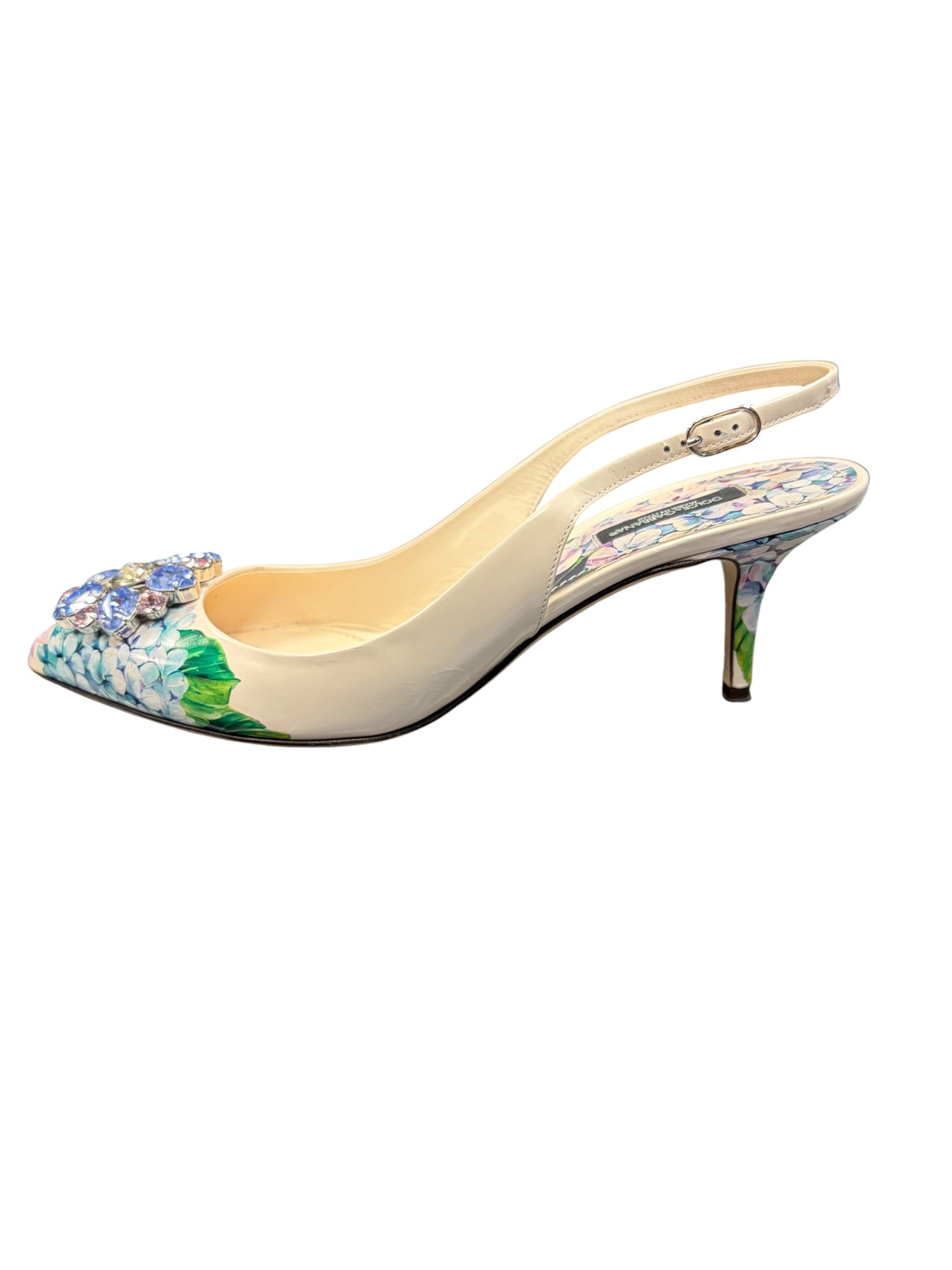 Dolce Gabbana: escarpins Ortensias T40