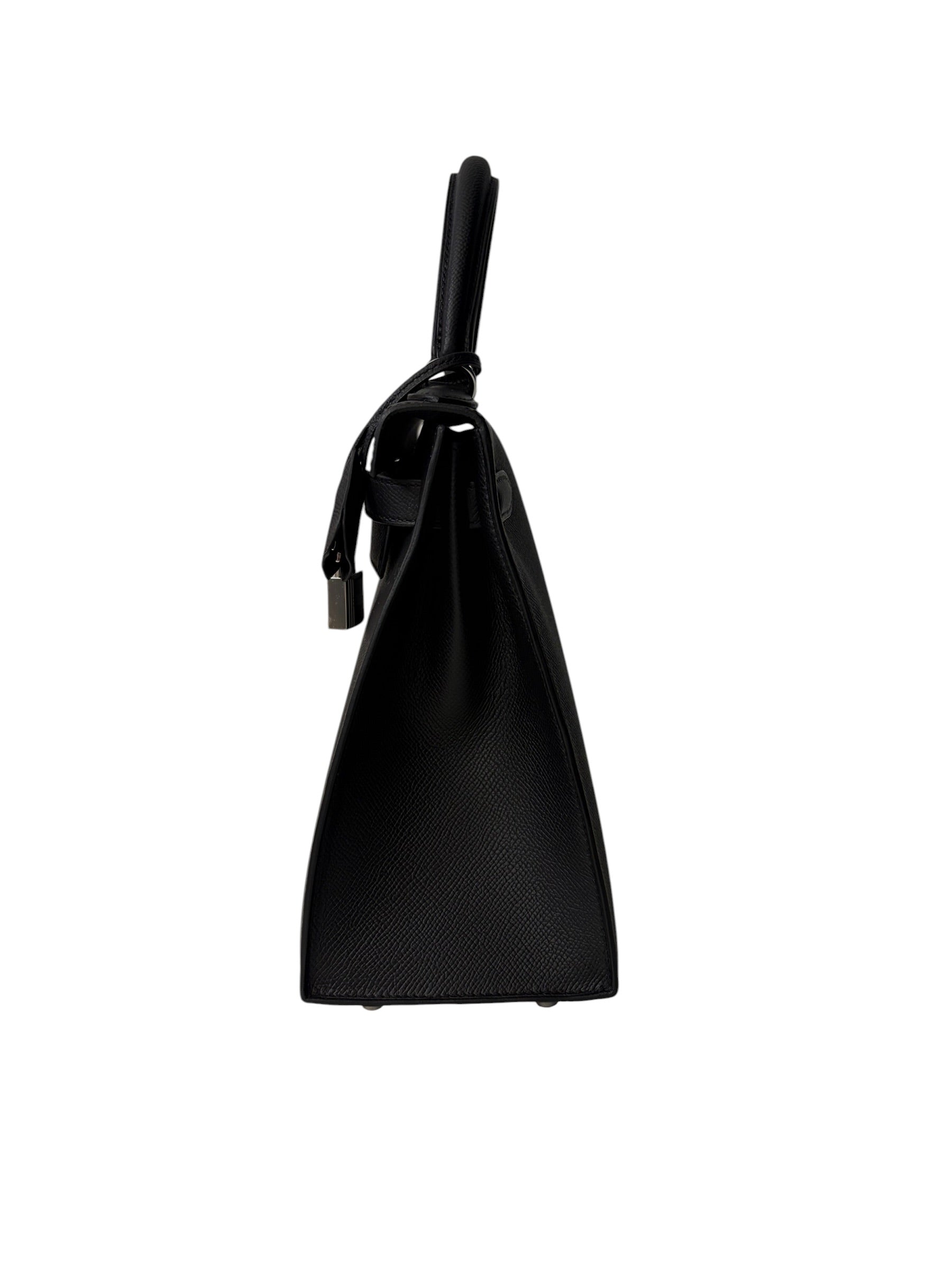 Hermès - Sac Kelly 28 Epsom sellier noir