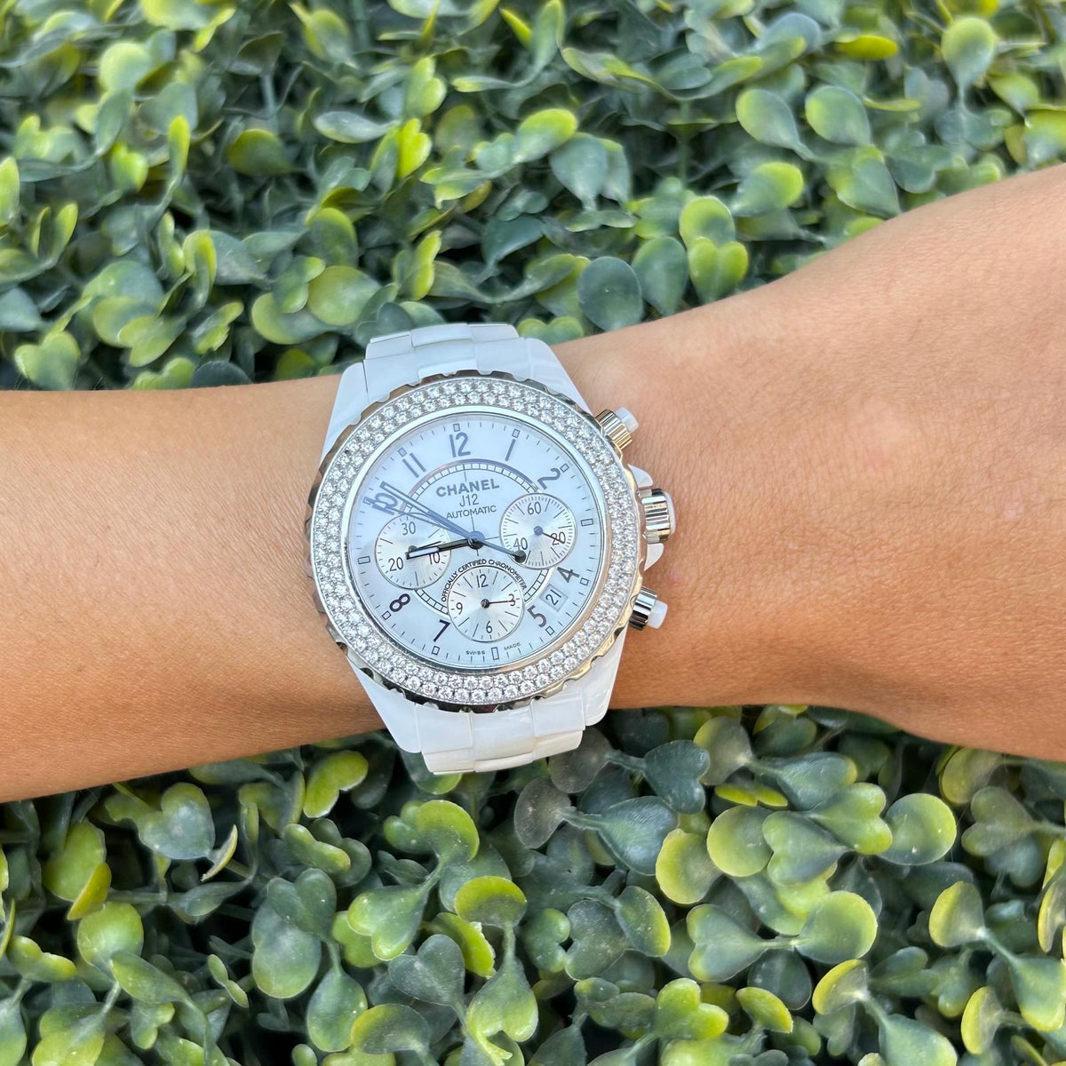 Chanel - J-12 Chrono Diamant-Uhr