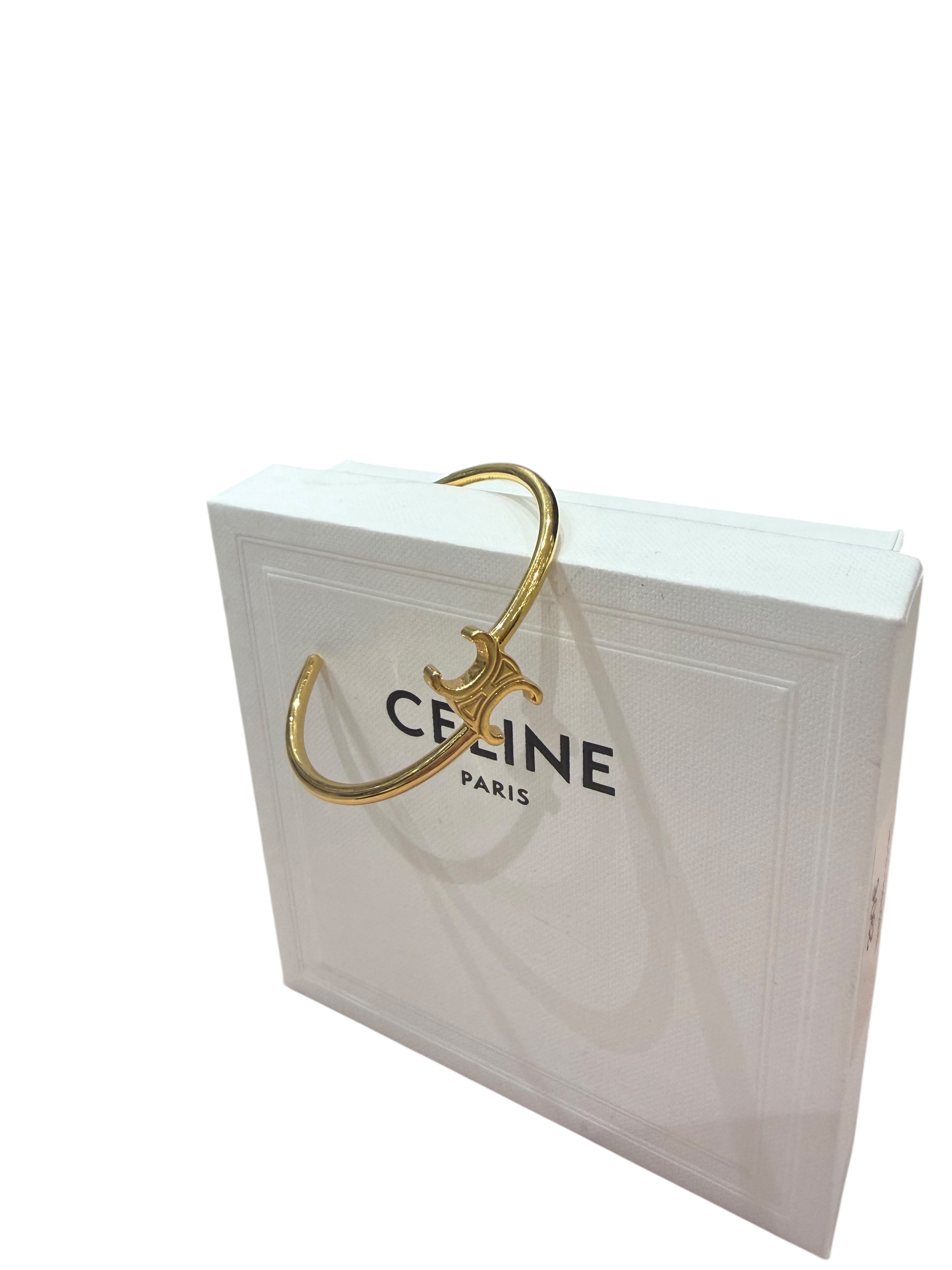 Celine - Jonc triomphe en laiton doré