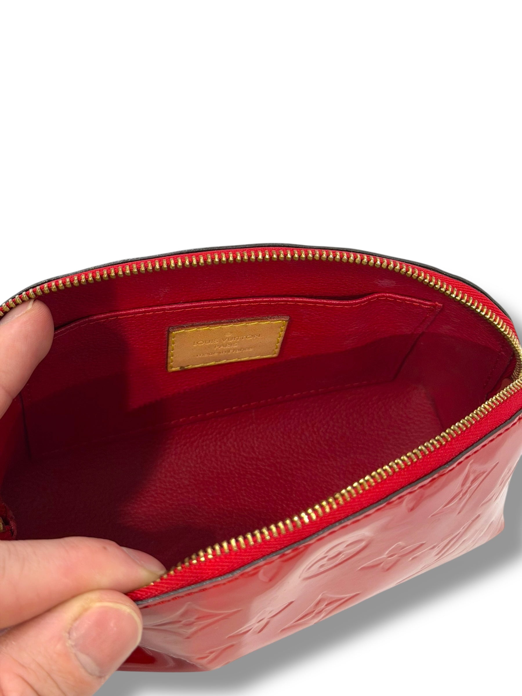 Louis Vuitton - Pochette cosmétique vernis monogram empreinte