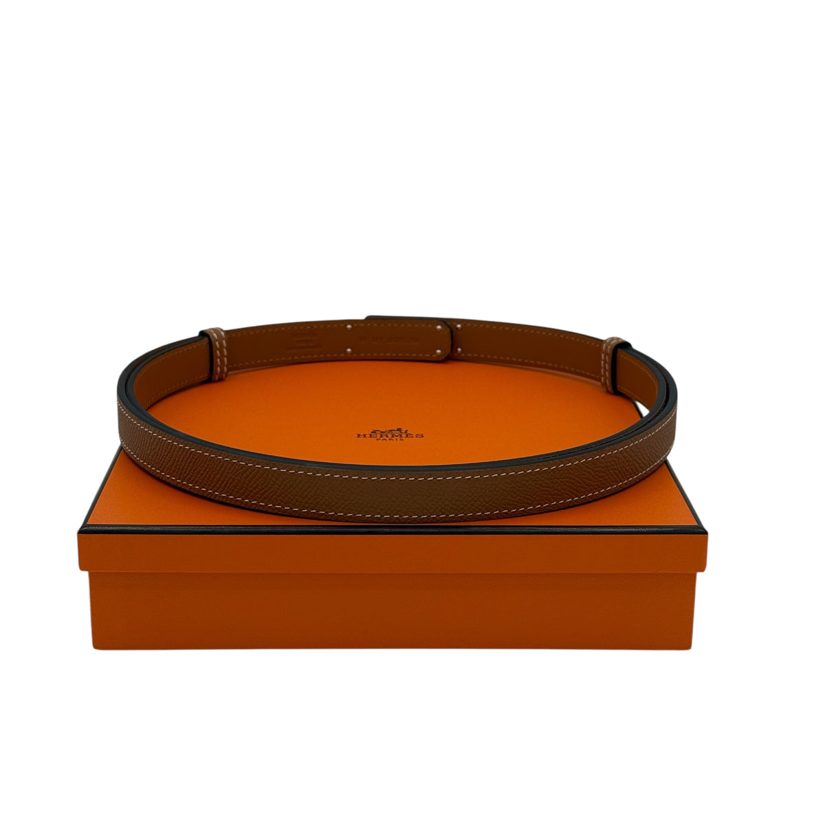 Hermès - Ceinture Kelly palladium