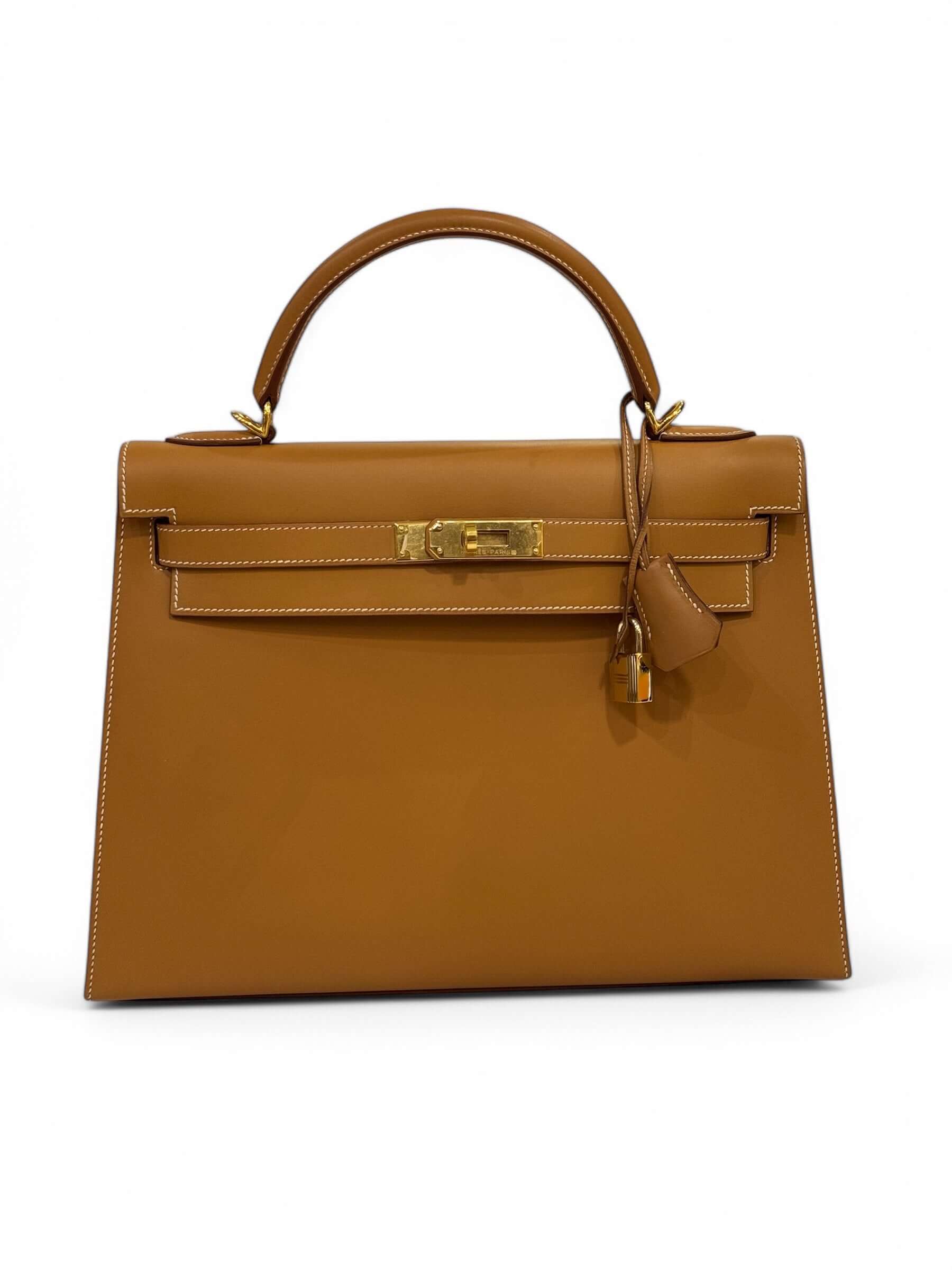Hermès - Sac Kelly II Sellier 32 veau Sombrero