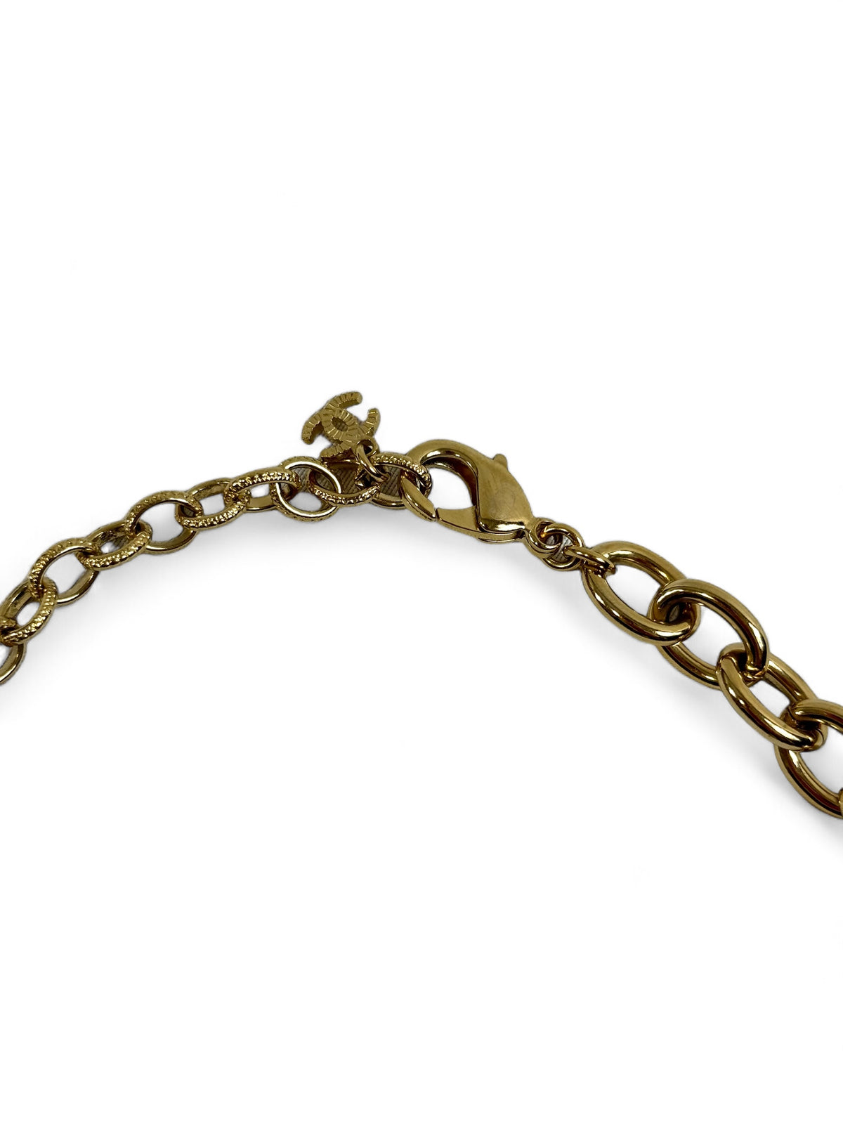 Chanel - Halskette Choker bordeaux
