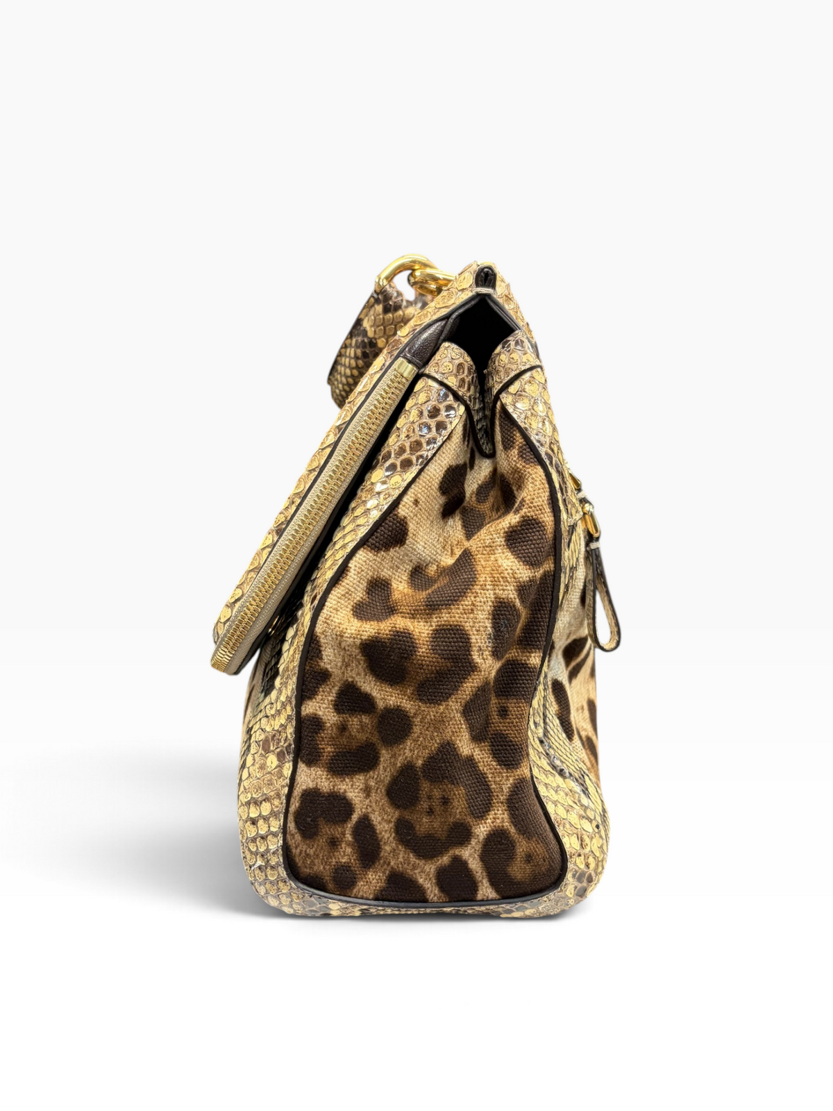 Dolce Gabbana - Sac léopard et python