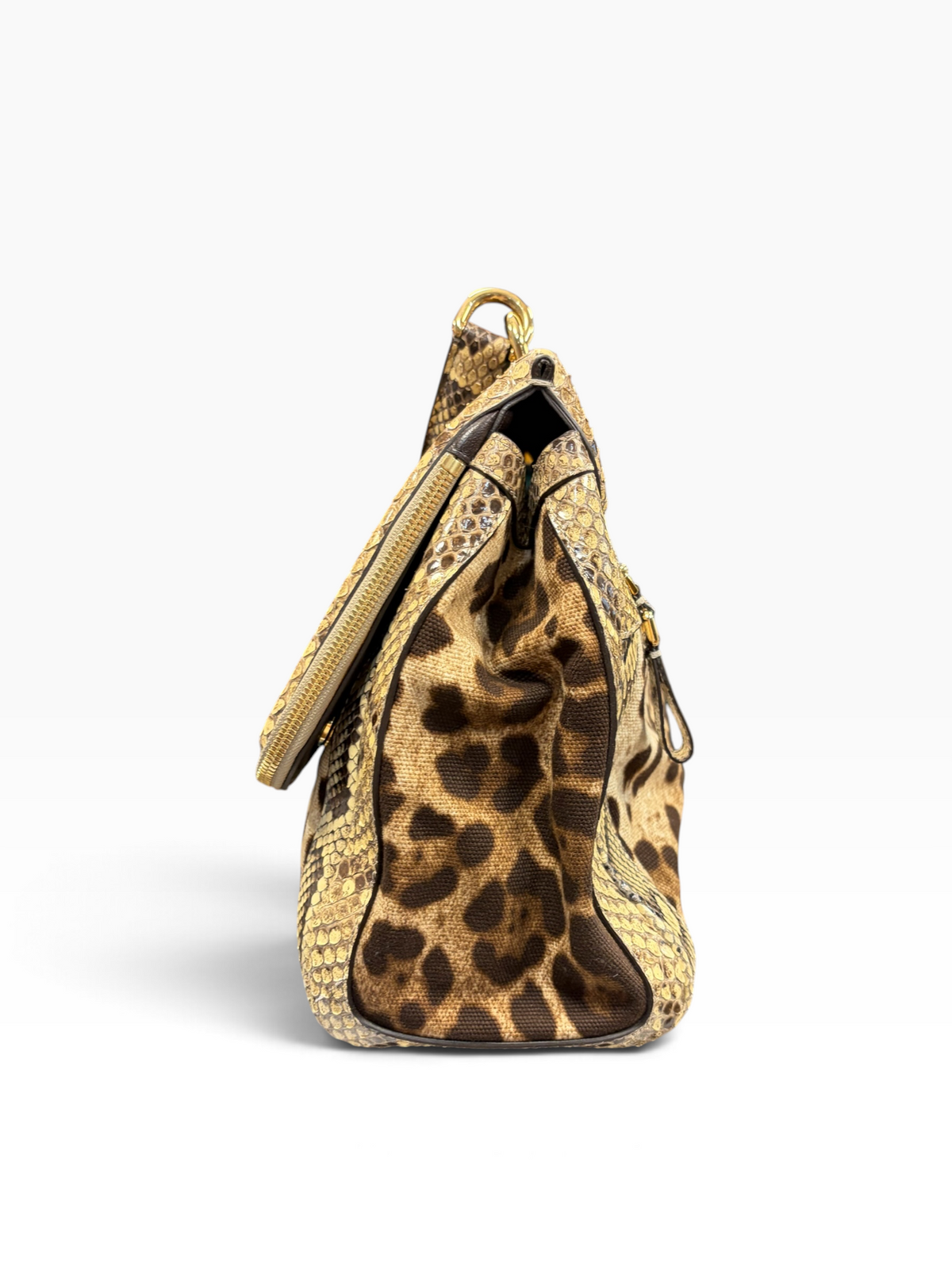 Dolce Gabbana - Sac léopard et python