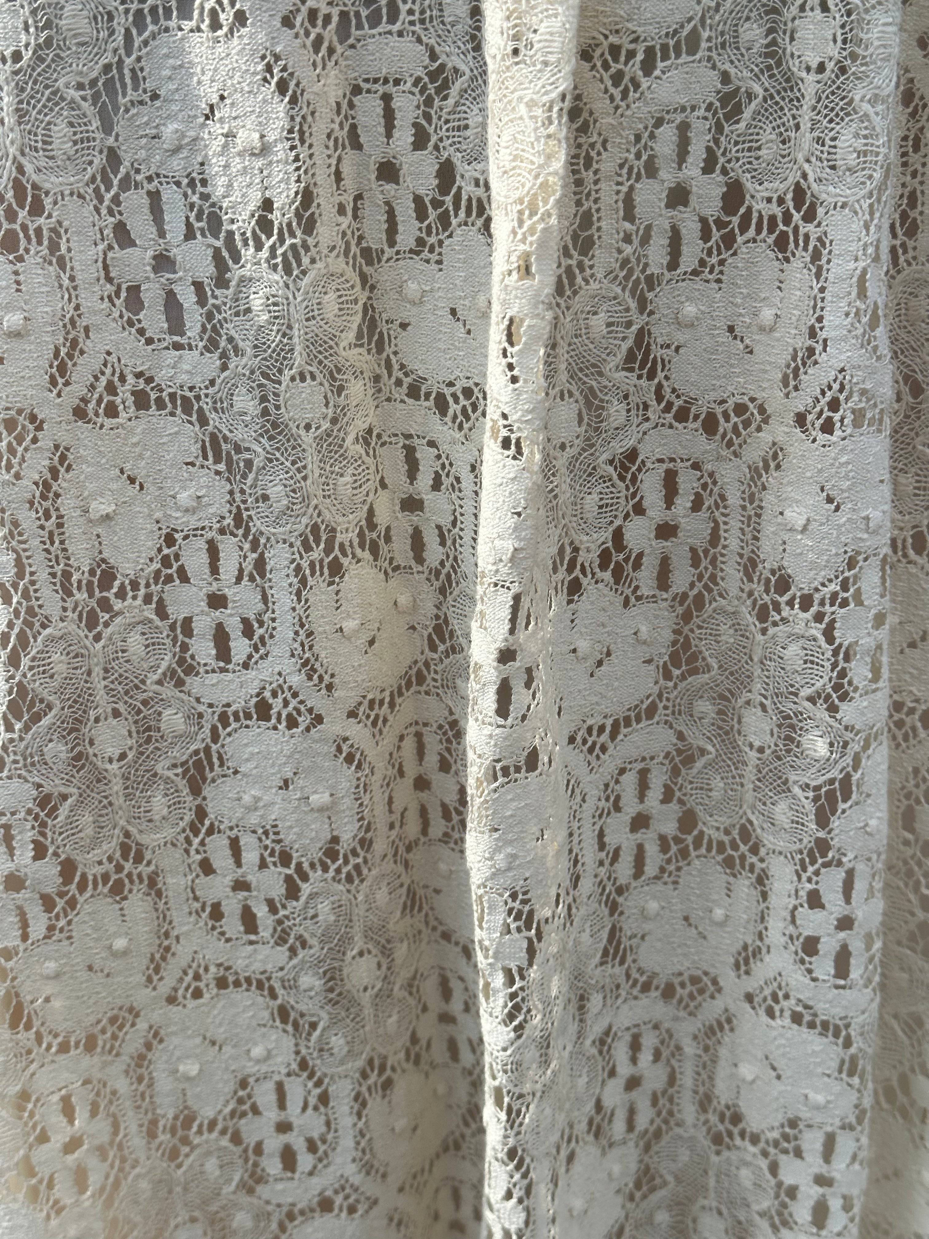 디올 - 레이스 롱 스커트