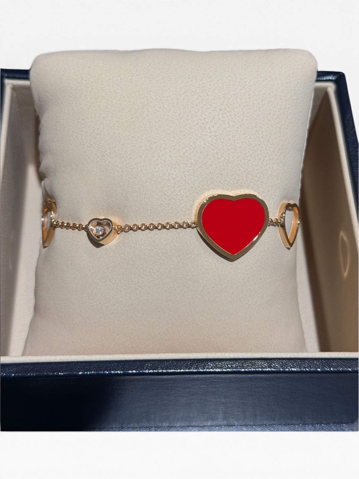 Chopard - Bracelet Happy Hearts Rouge