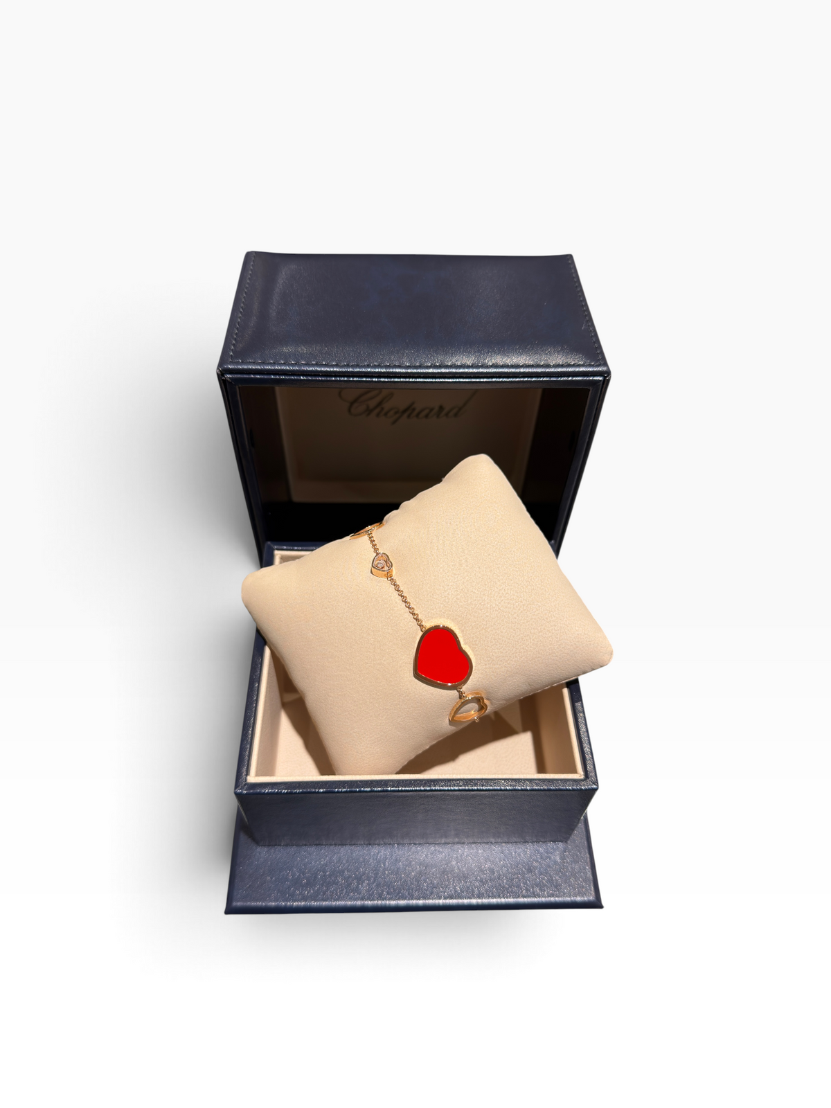 Chopard - Bracelet Happy Hearts Rouge