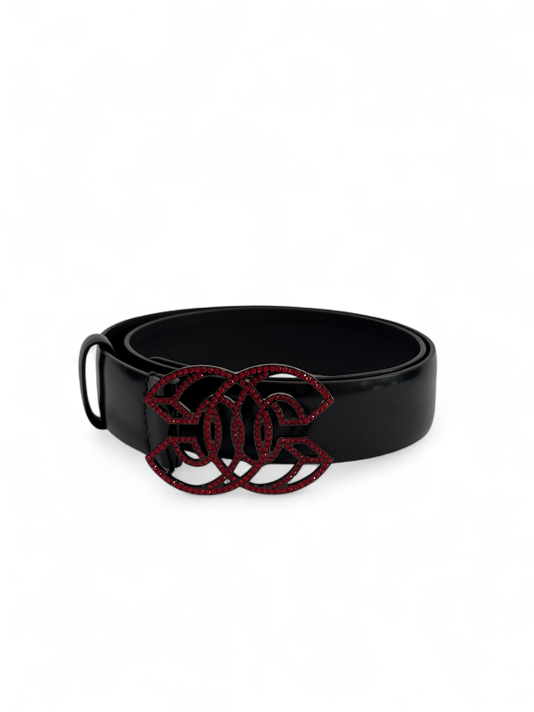Chanel - Ceinture CC strass