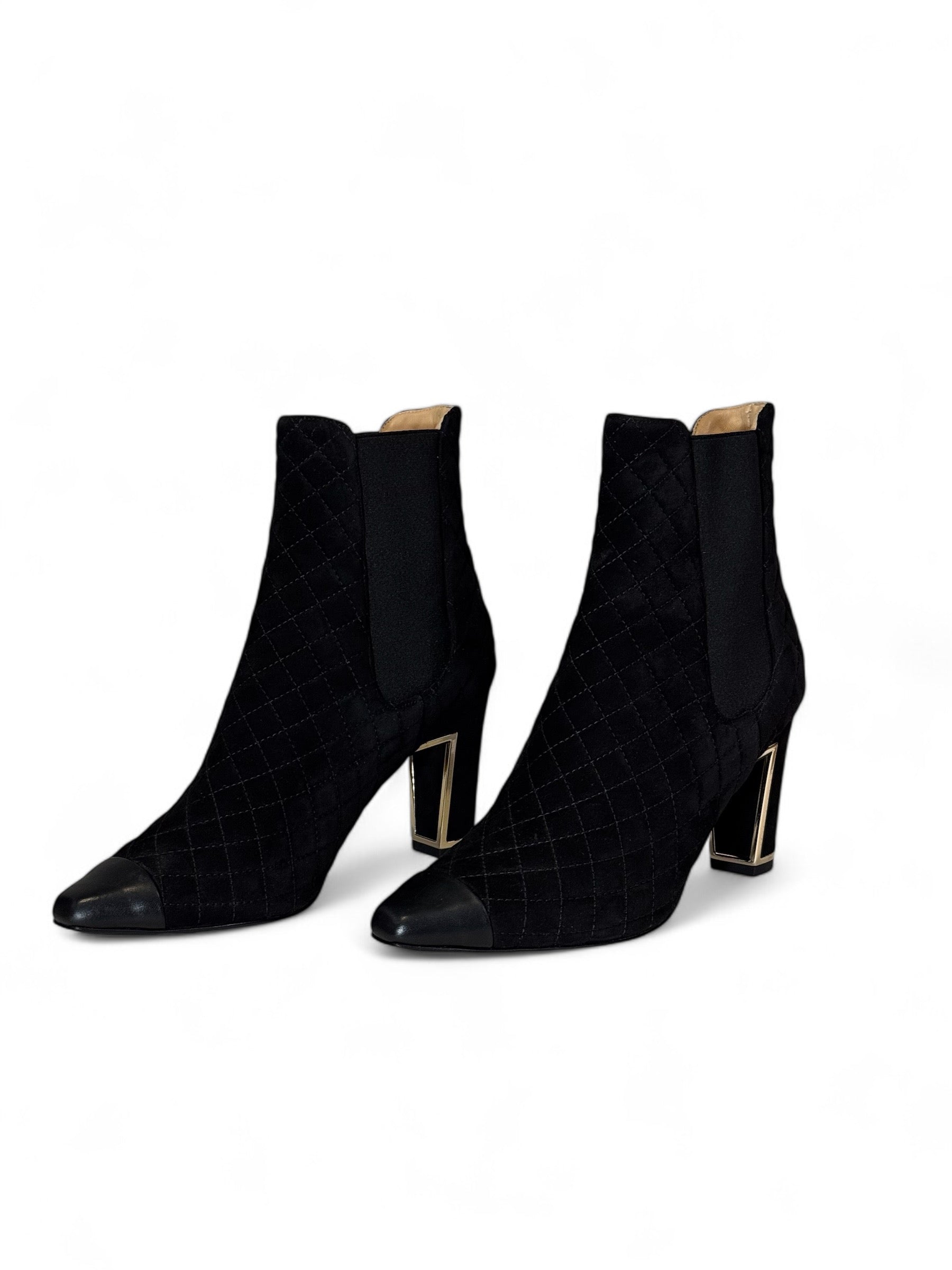 Chanel - Ankle boots with heel size 38.5