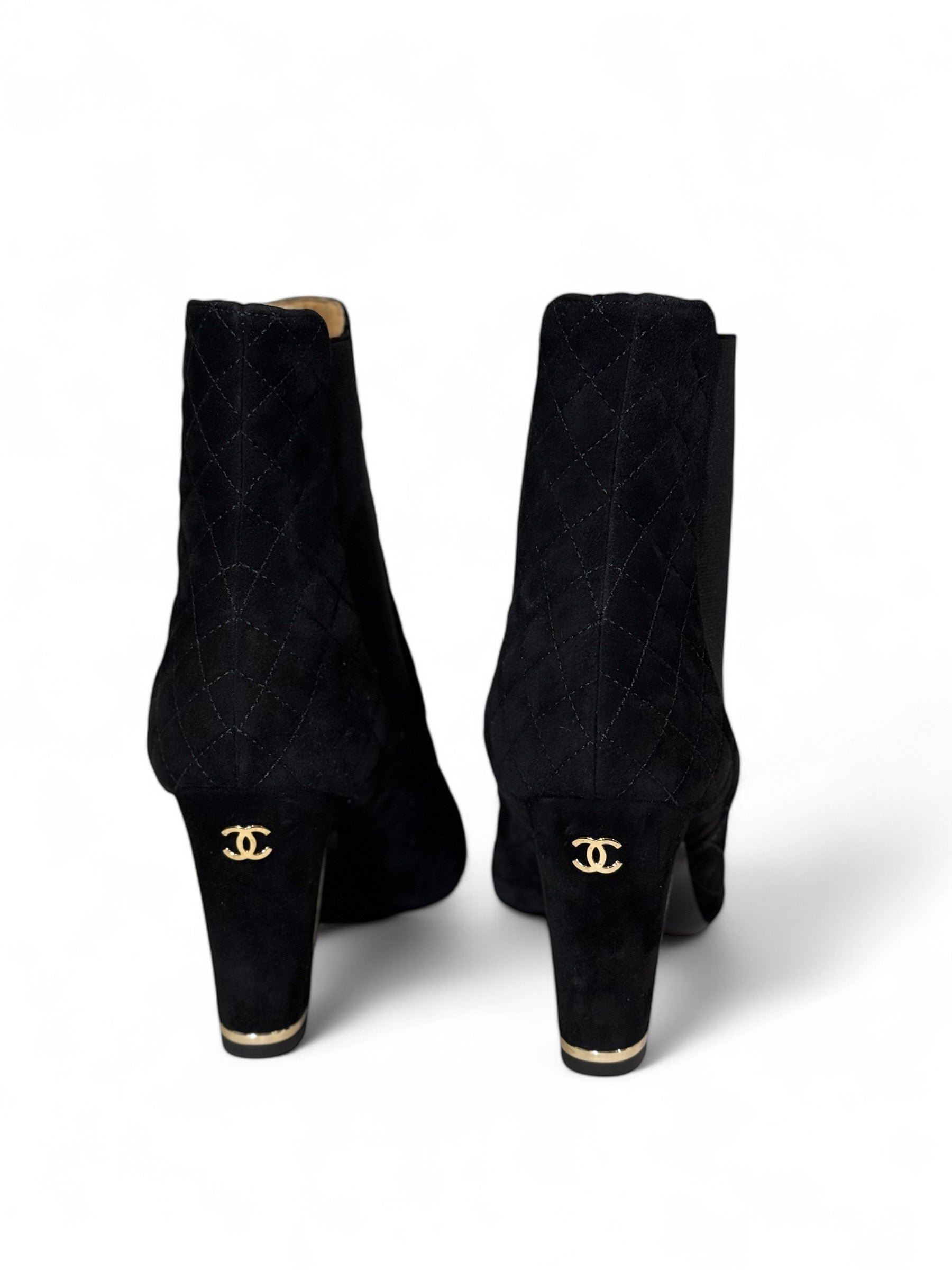 Chanel - Ankle boots with heel size 38.5