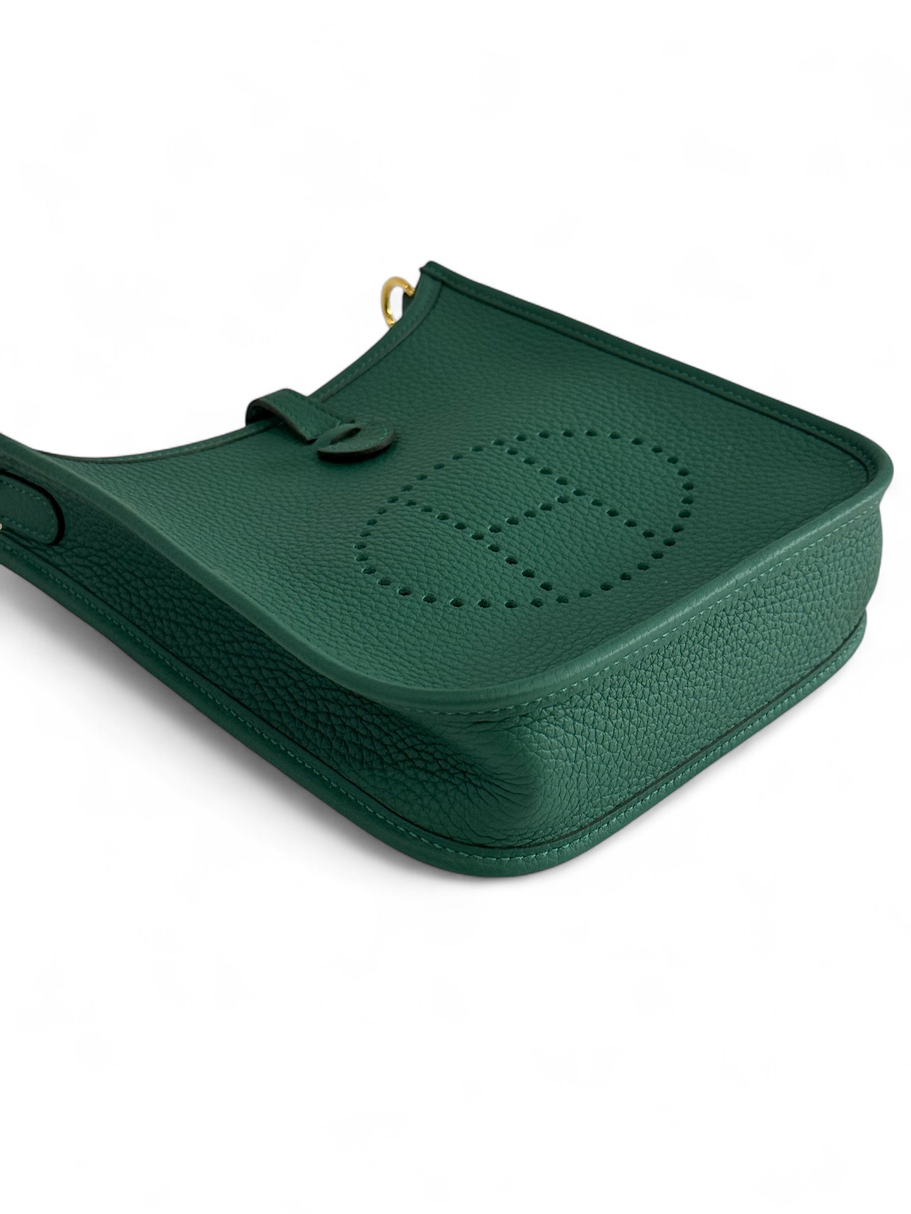 Hermès - Sac Évelyne 16 vert moyen
