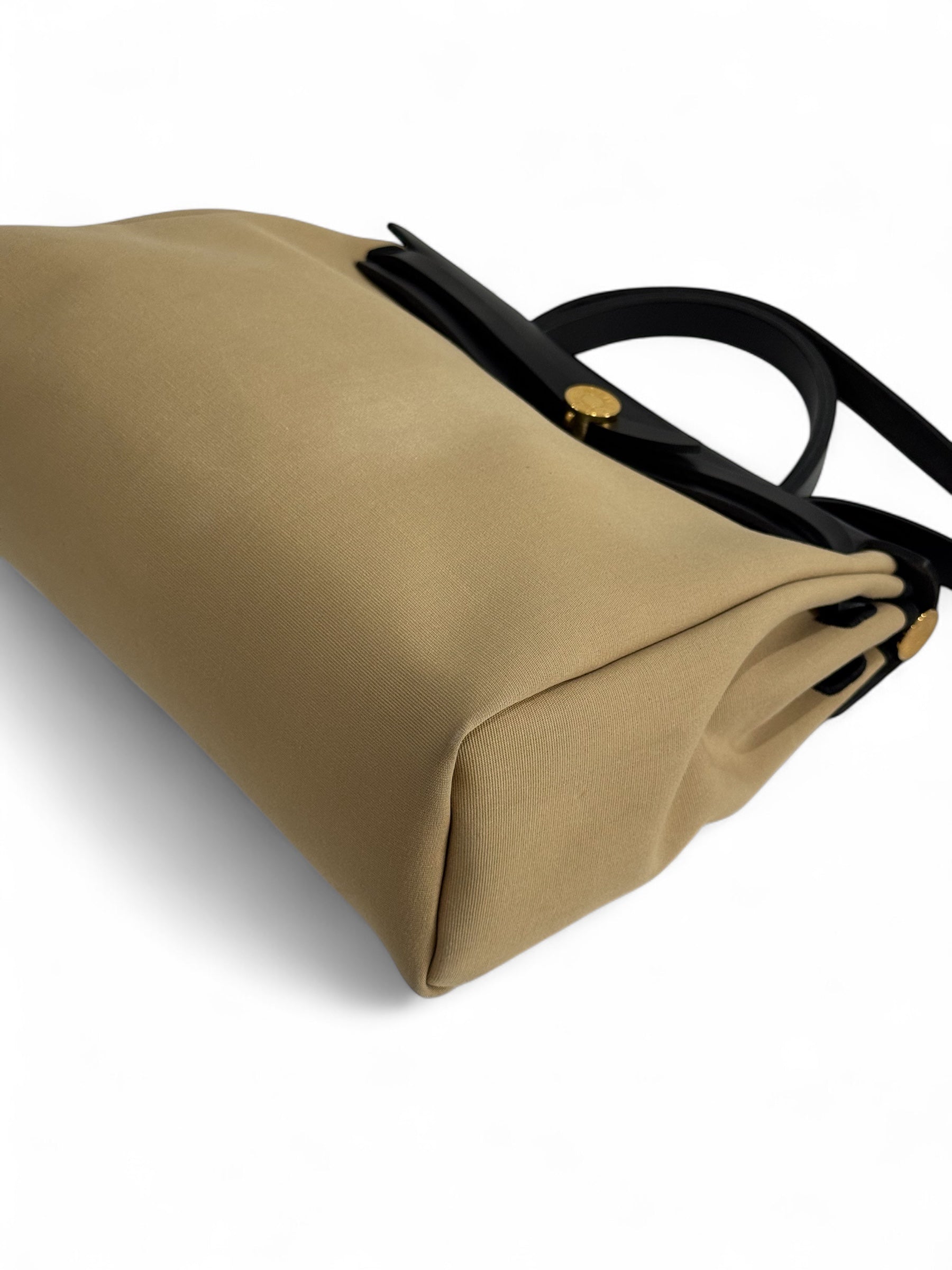 Hermès - Sac Herbag Zip 31 trench et noir
