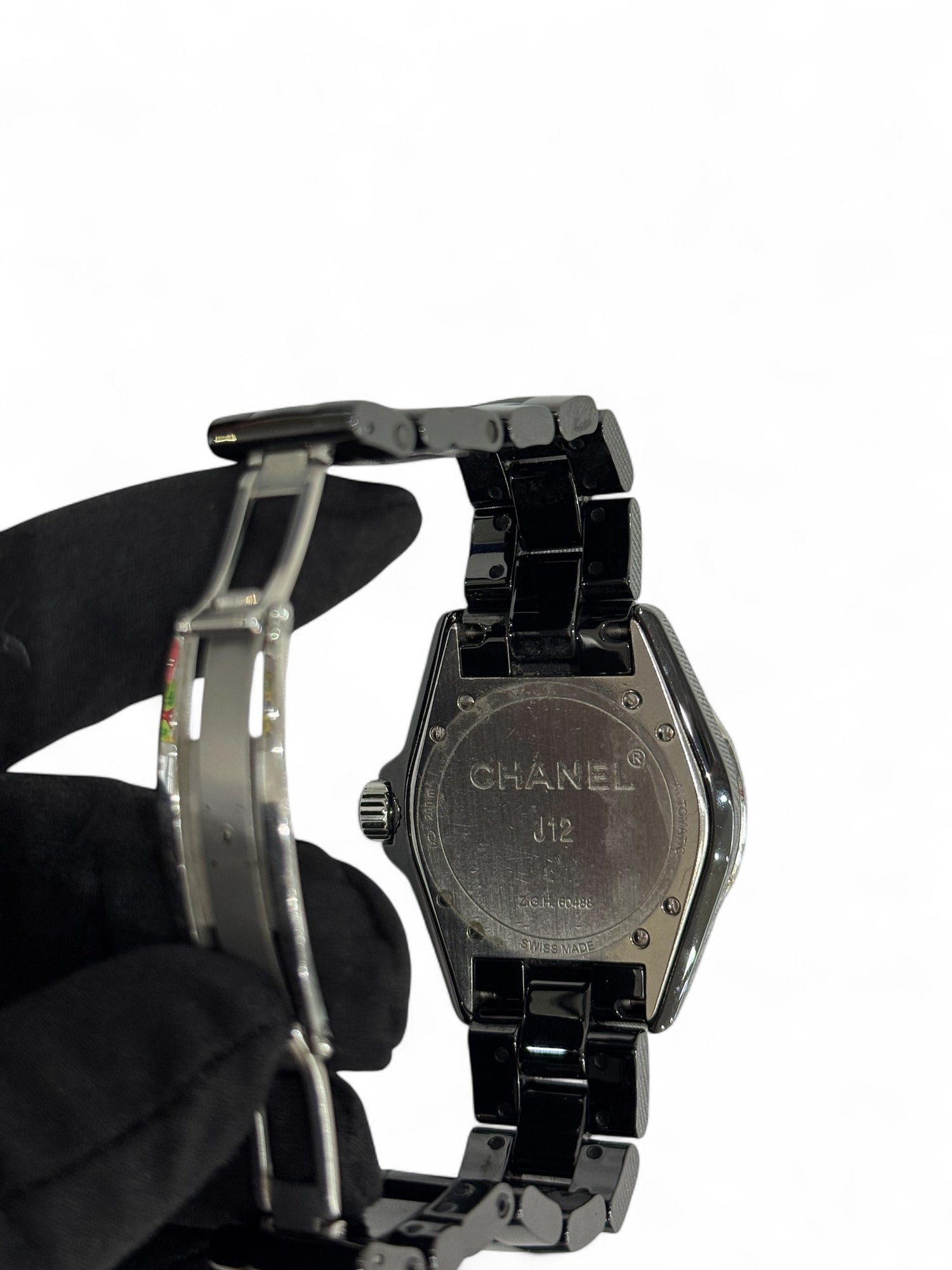 Chanel - Montre J12 38mm index diamants