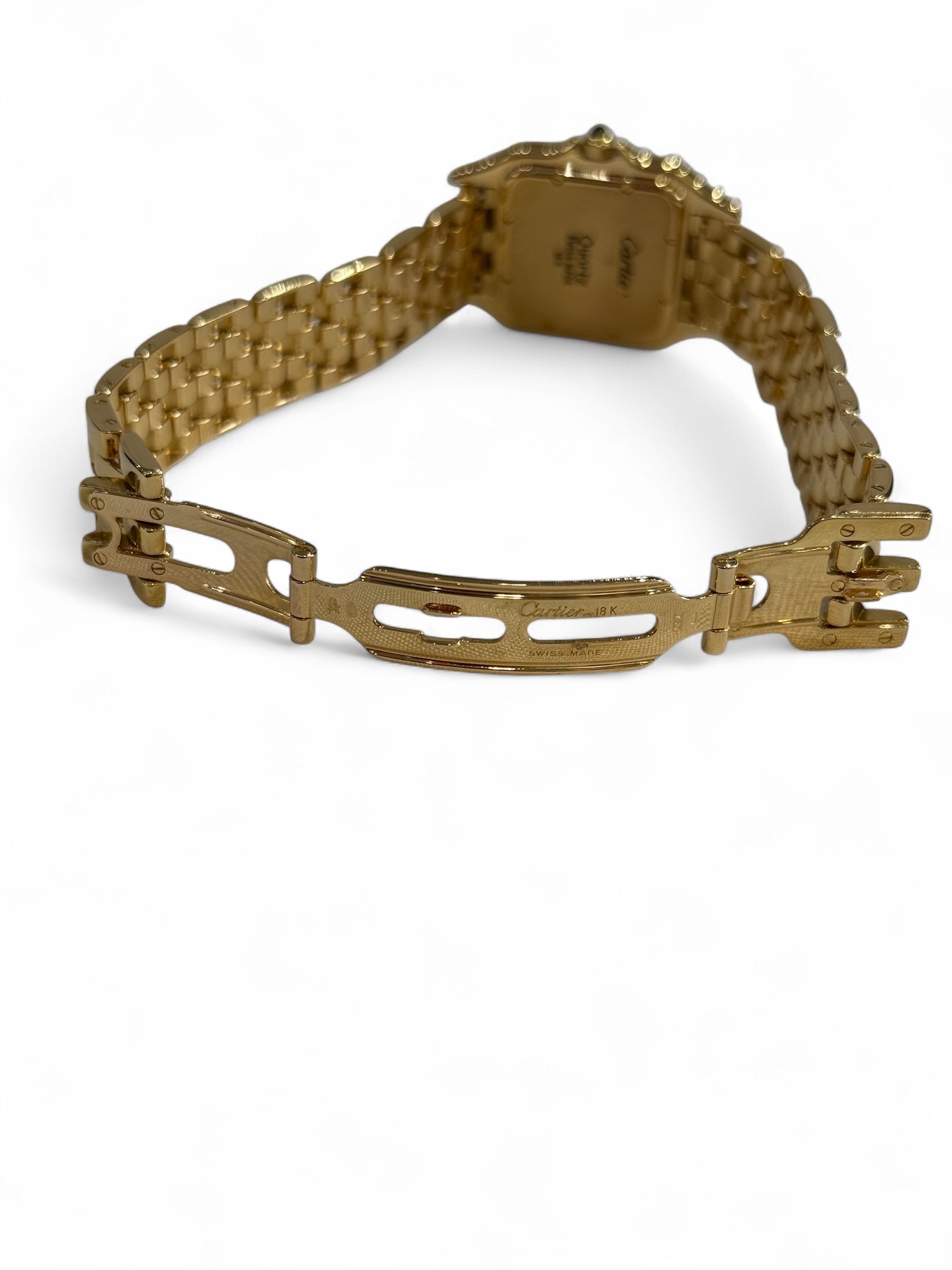 Cartier - Mittlere Panther-Uhr aus Gelbgold