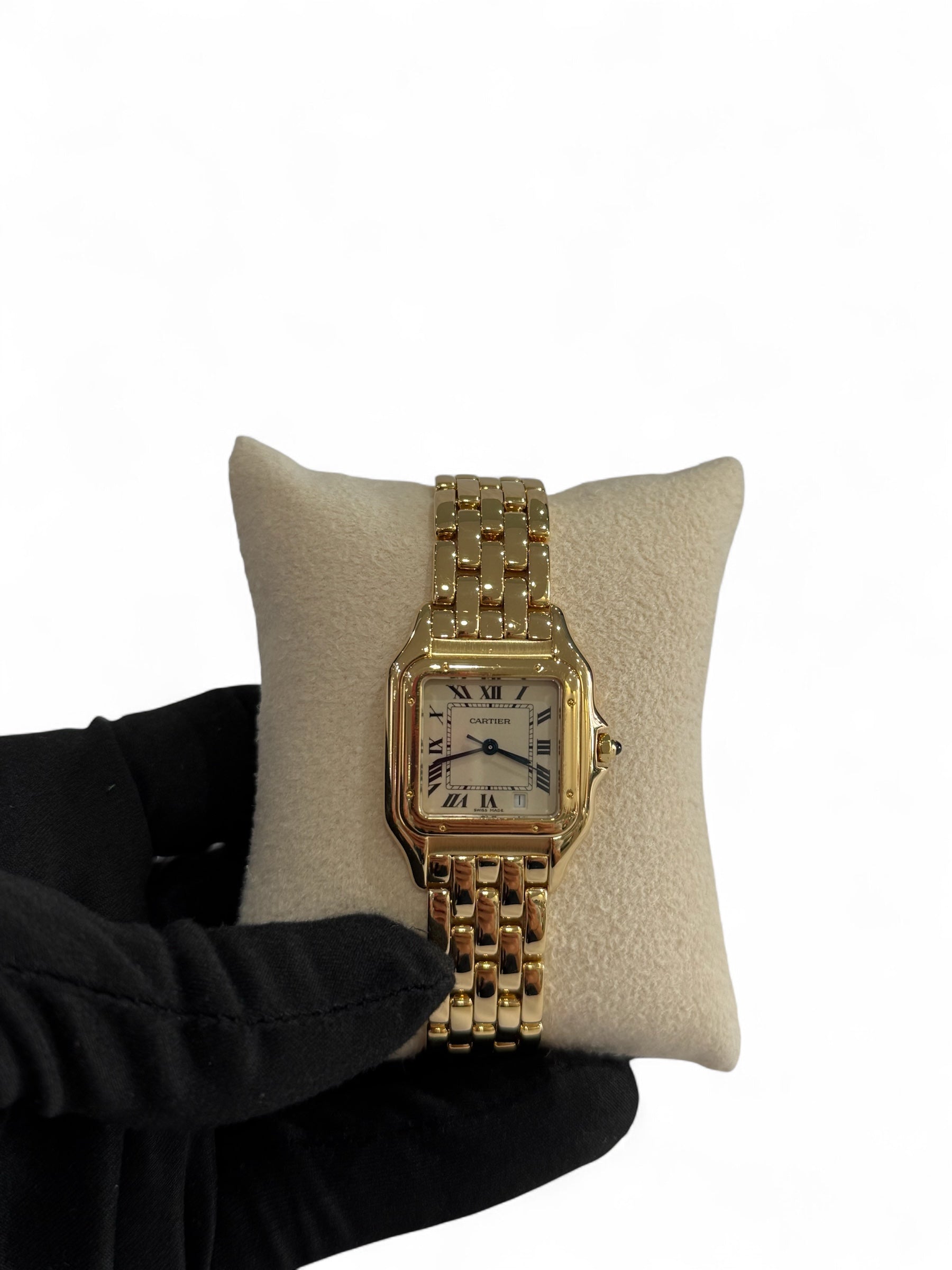Cartier - Montre panthère moyen modèle or jaune