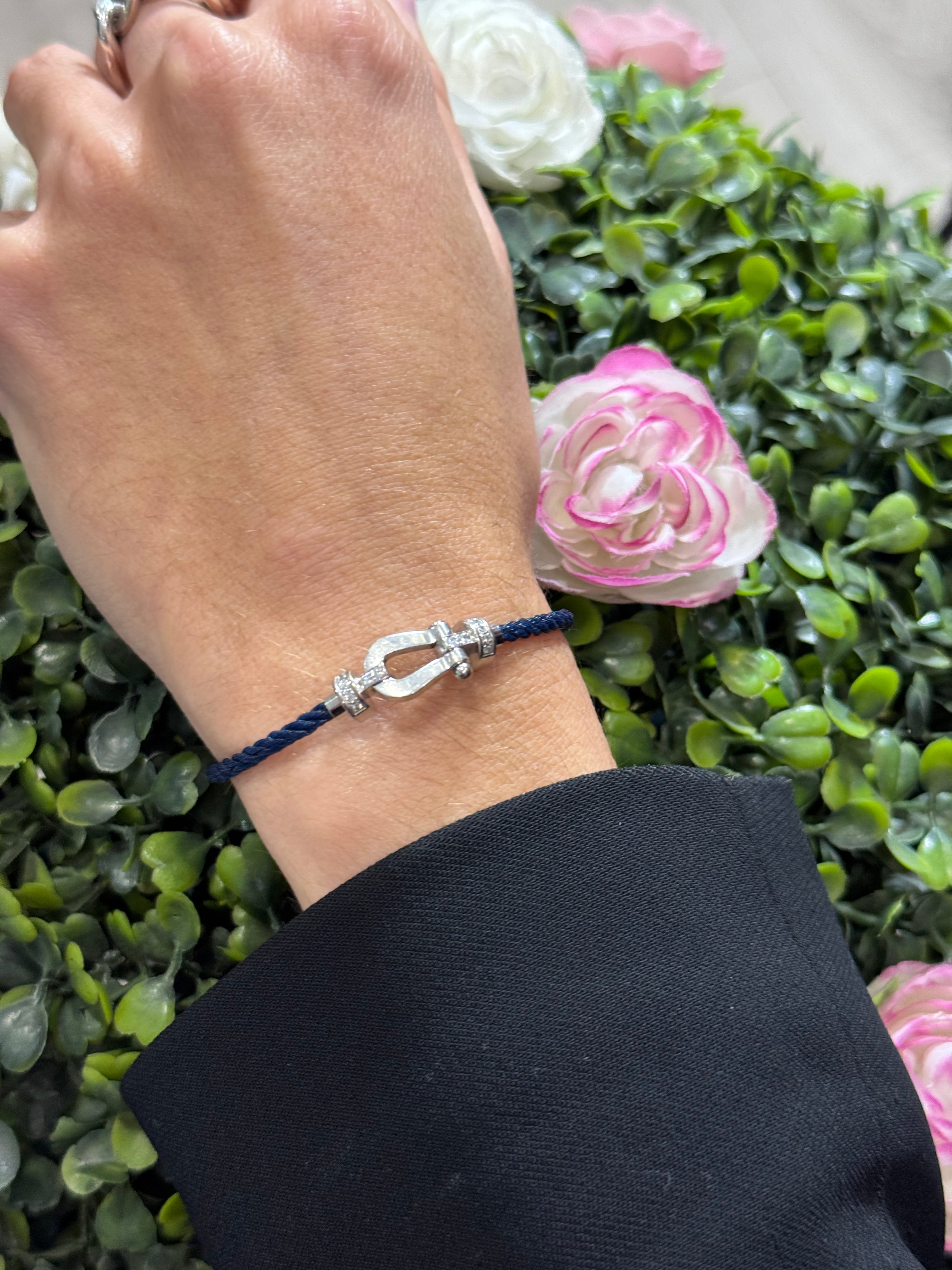 Fred - Bracciale Force 10 oro bianco e diamanti